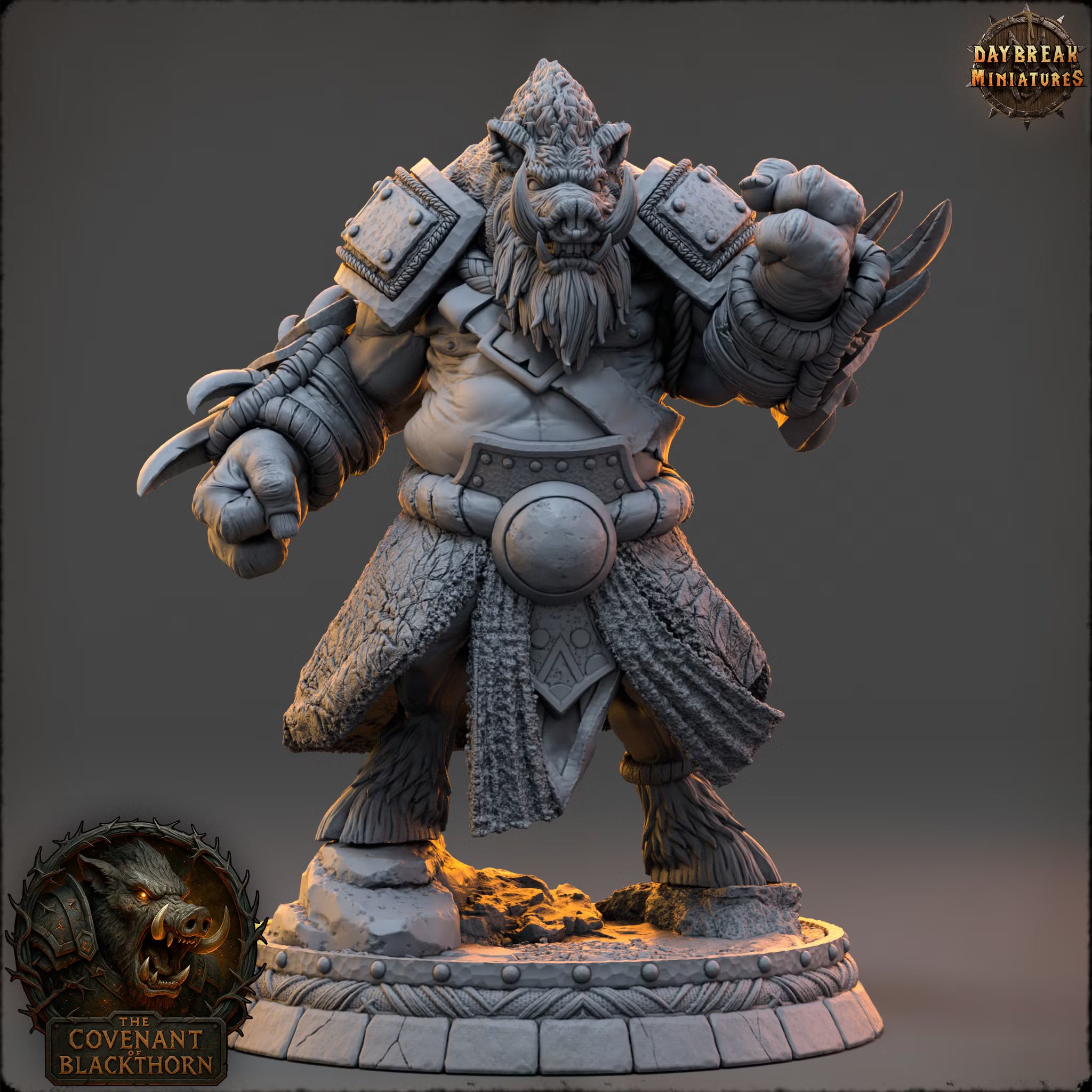 The Covenant of Blackthorn - Harn Spinesnout - Daybreak Miniatures