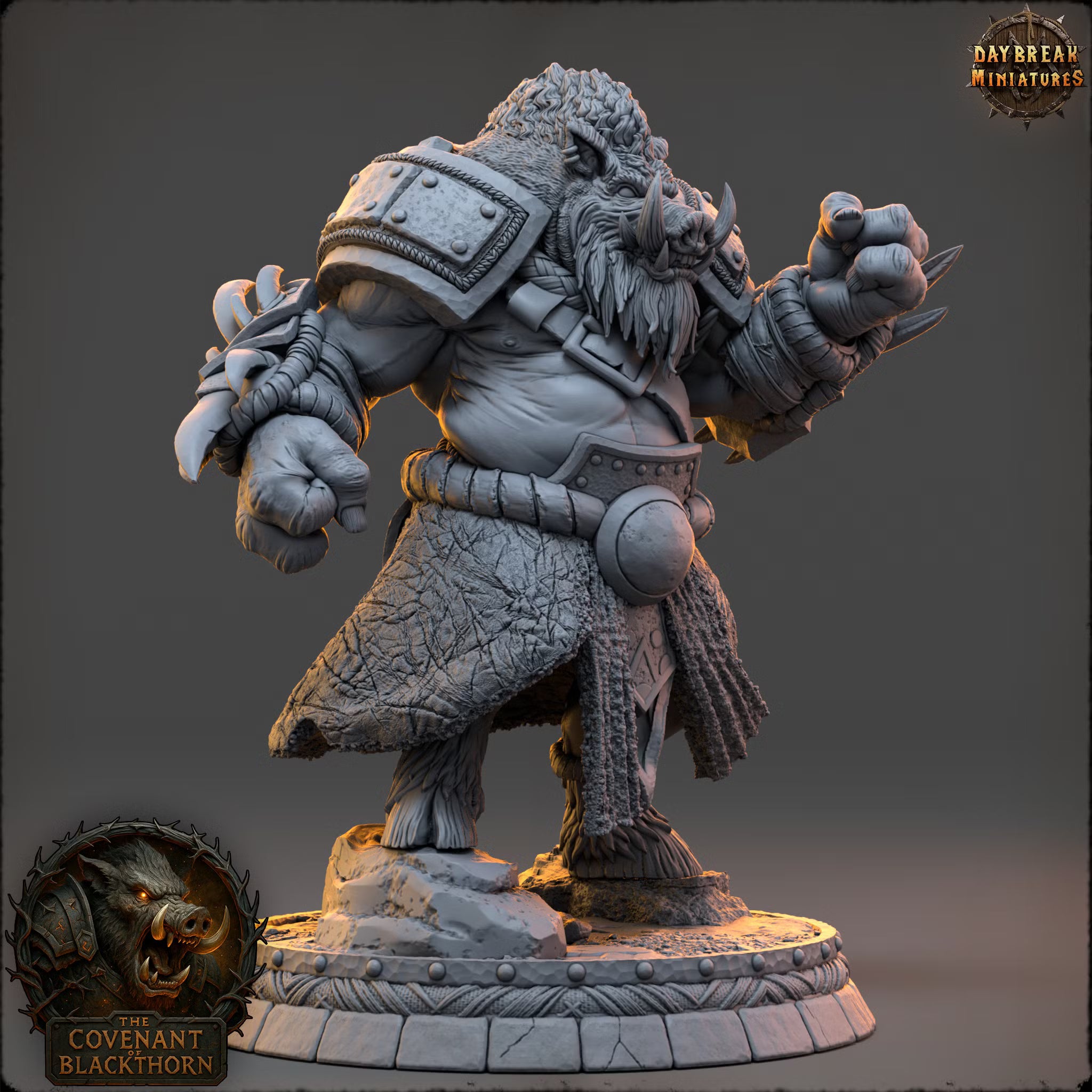 The Covenant of Blackthorn - Harn Spinesnout - Daybreak Miniatures
