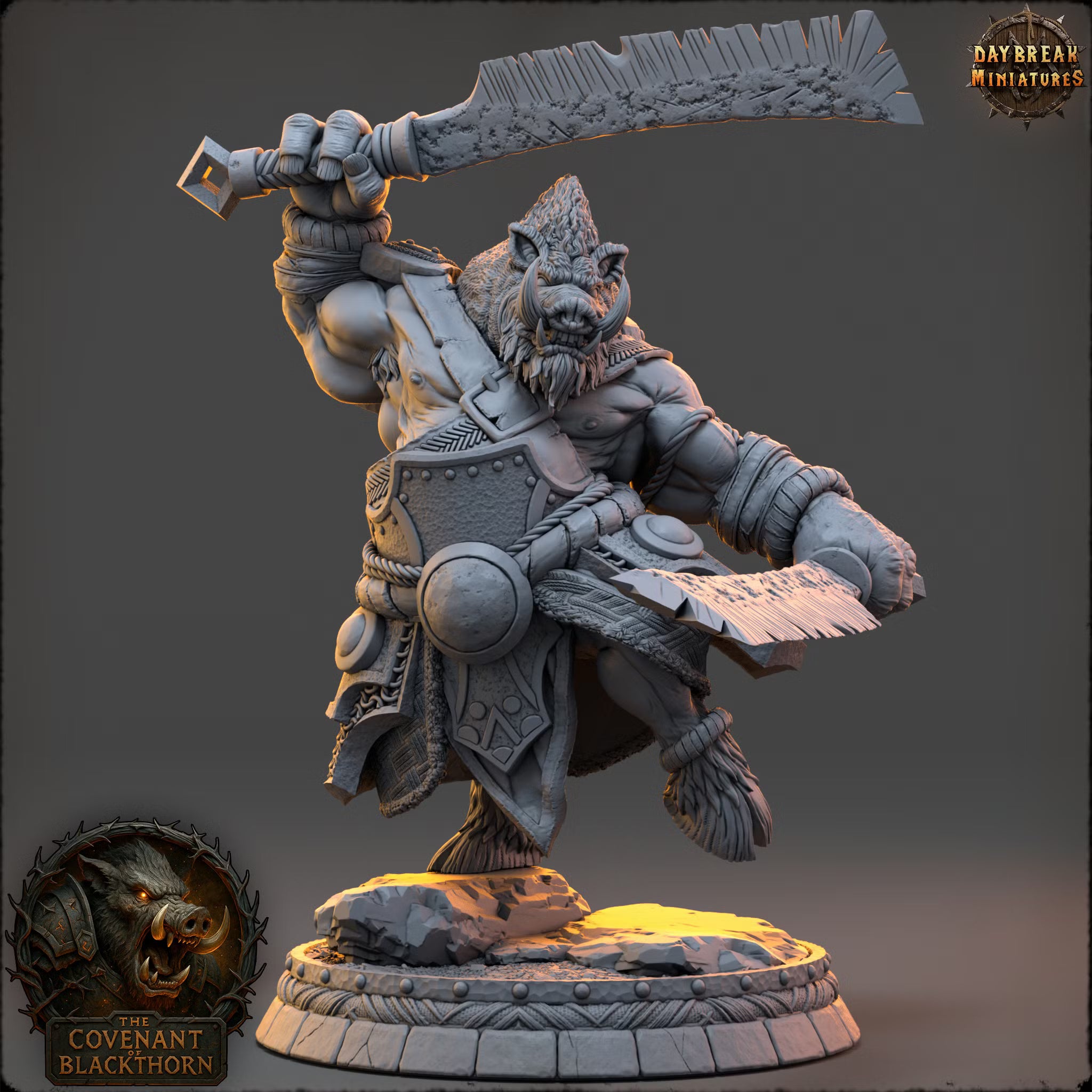 The Covenant of Blackthorn - Kragg Thornbearer - Daybreak Miniatures