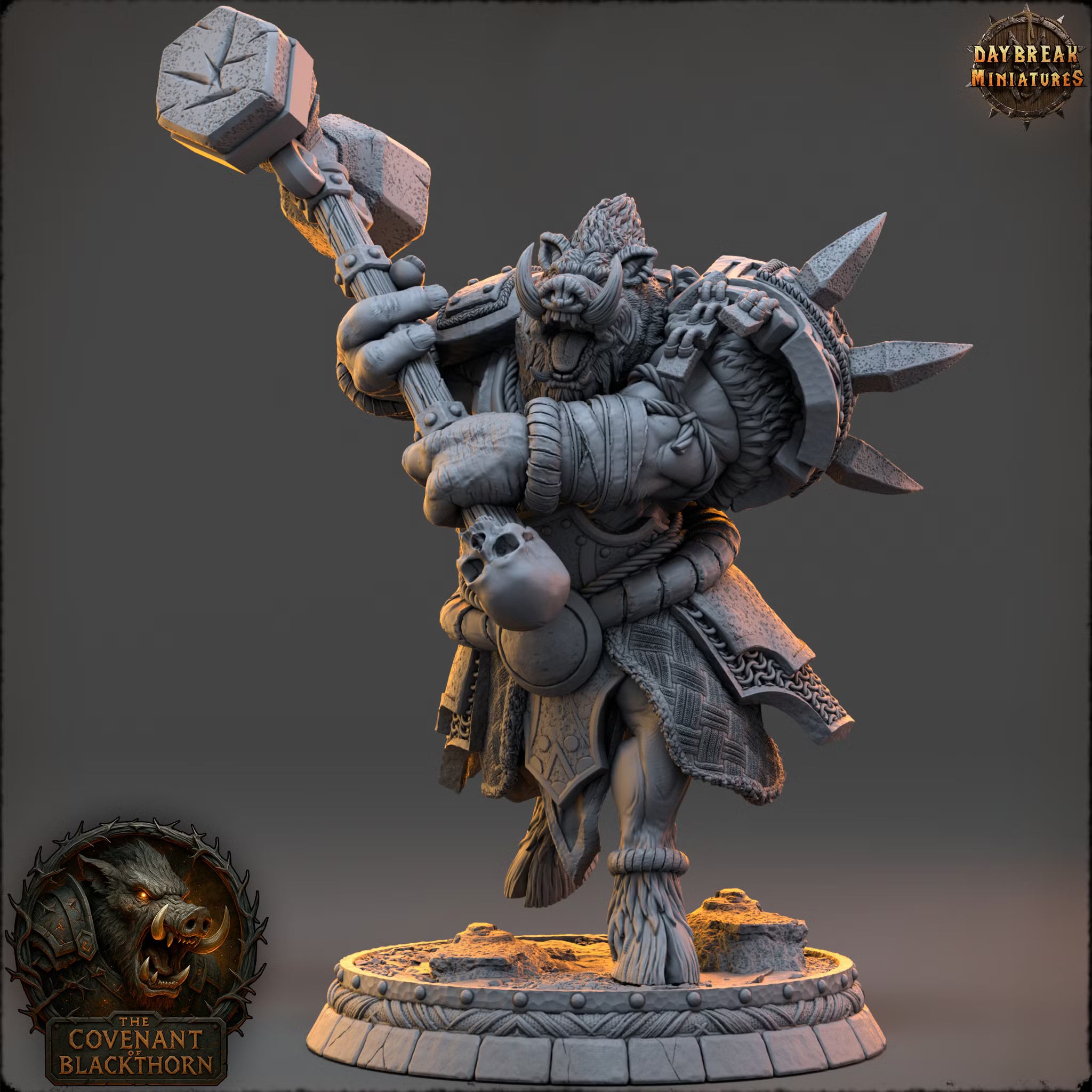 The Covenant of Blackthorn - Molga Embertusk - Daybreak Miniatures