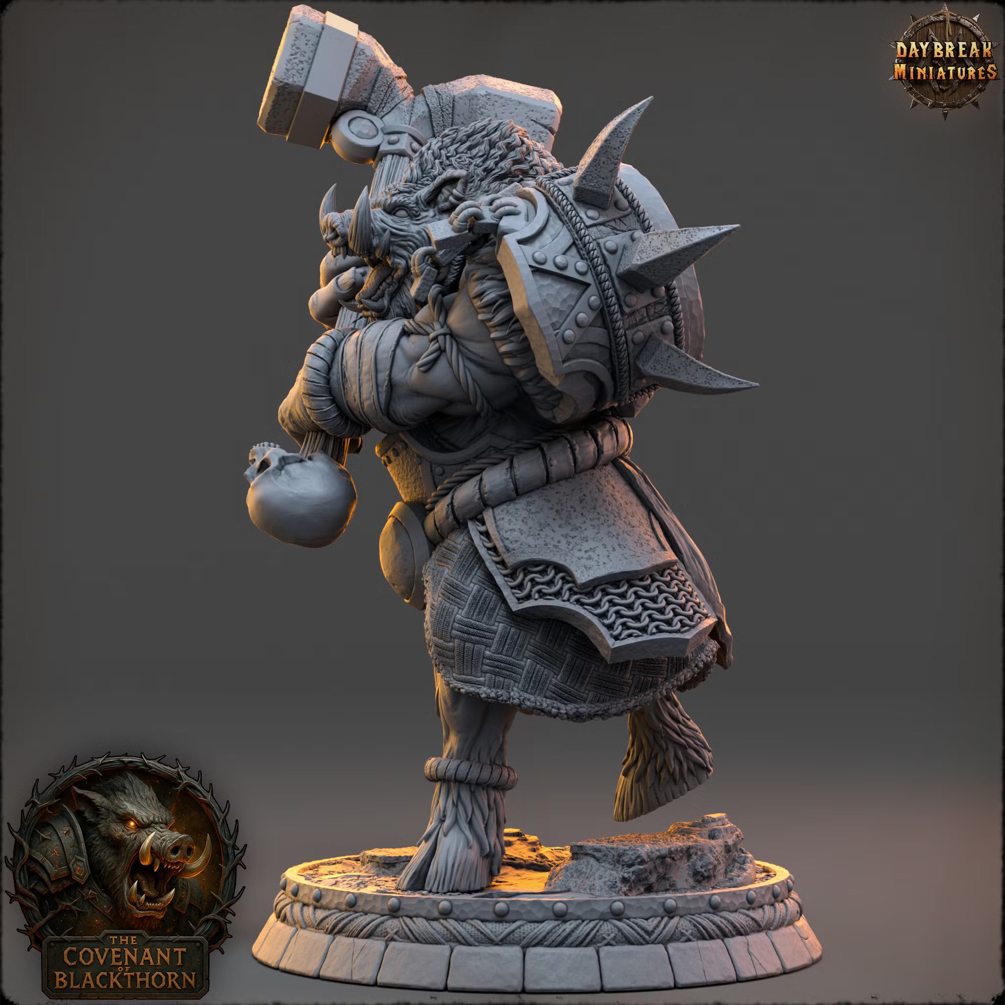 The Covenant of Blackthorn - Molga Embertusk - Daybreak Miniatures