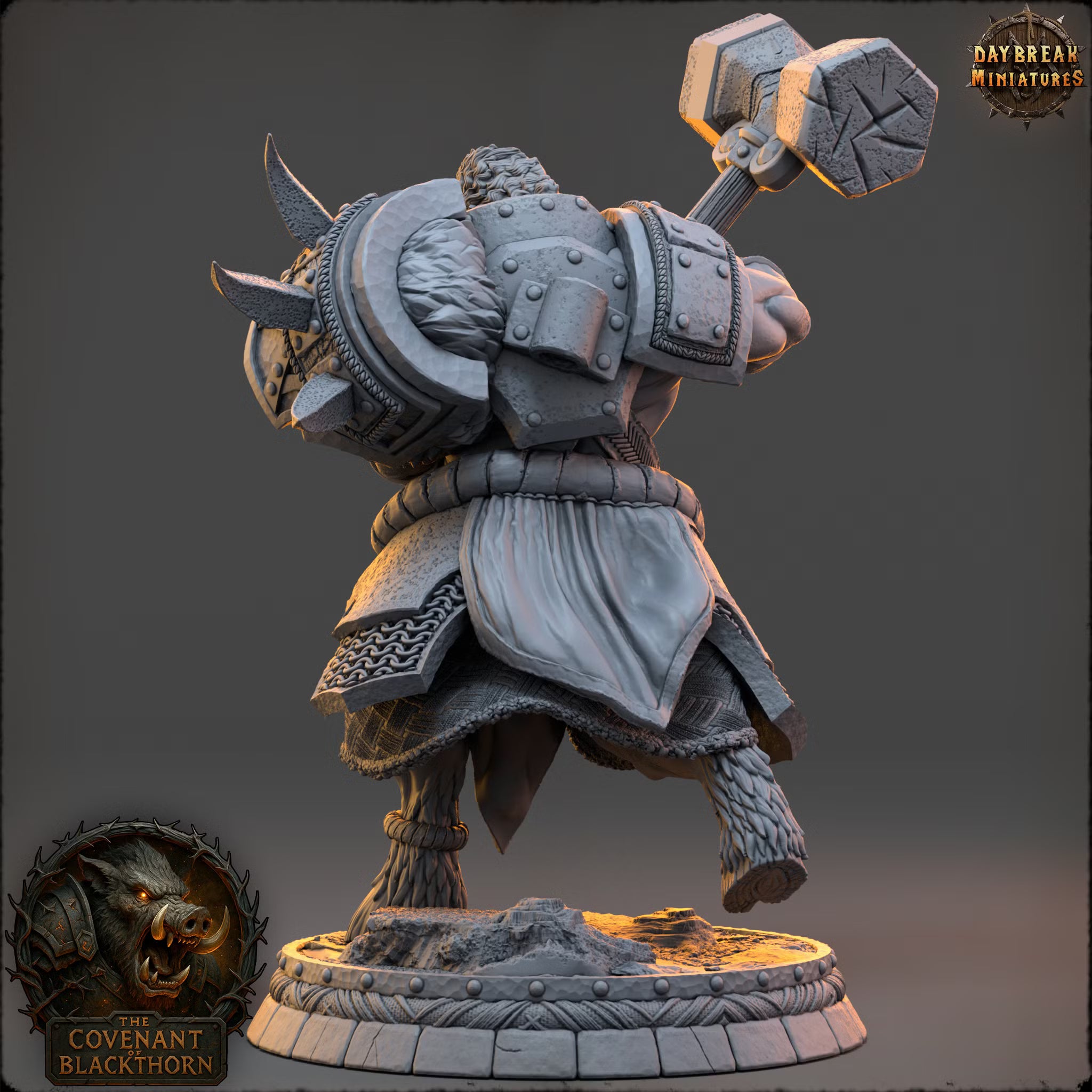 The Covenant of Blackthorn - Molga Embertusk - Daybreak Miniatures