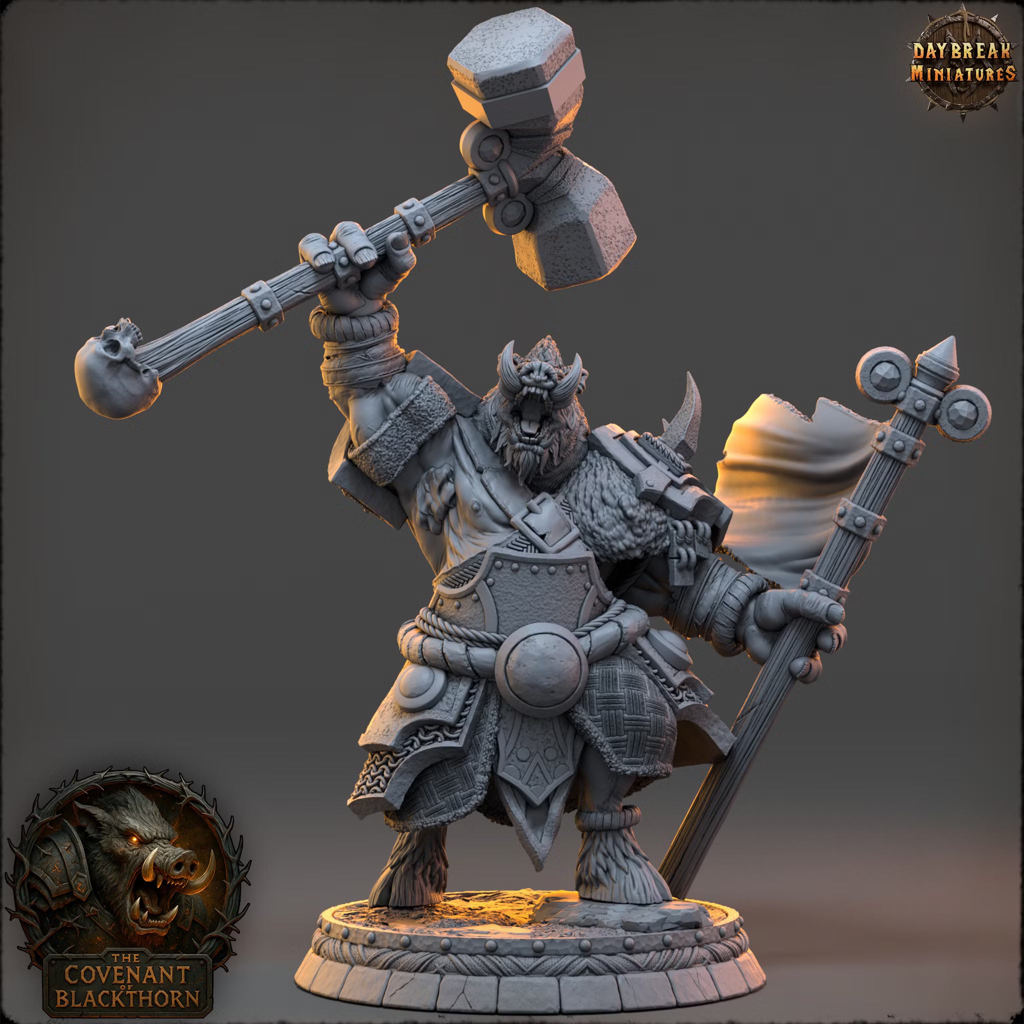 The Covenant of Blackthorn - Sarnath Gloomhide - Daybreak Miniatures