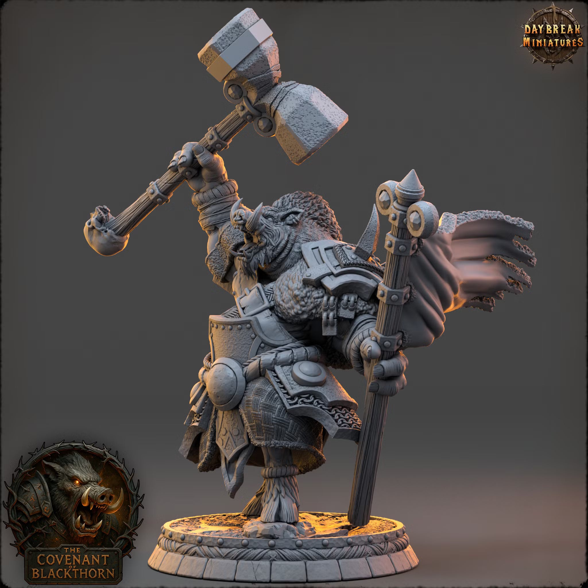 The Covenant of Blackthorn - Sarnath Gloomhide - Daybreak Miniatures