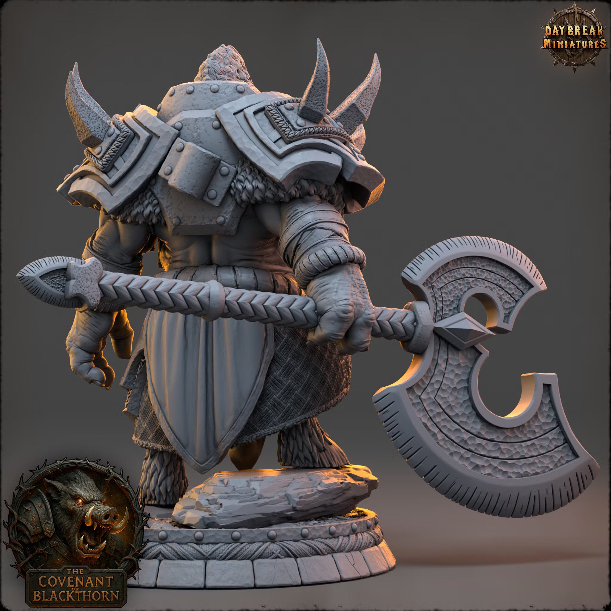 The Covenant of Blackthorn - Skrenn Blacktusk - Daybreak Miniatures