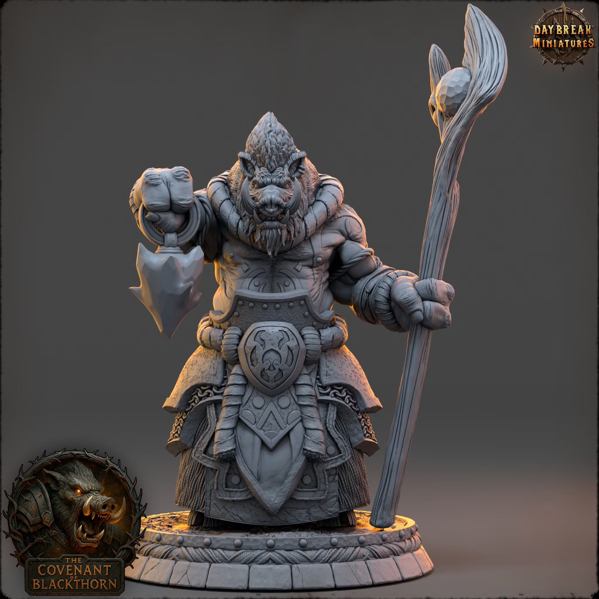 The Covenant of Blackthorn - Tornak the Gorebound - Daybreak Miniatures