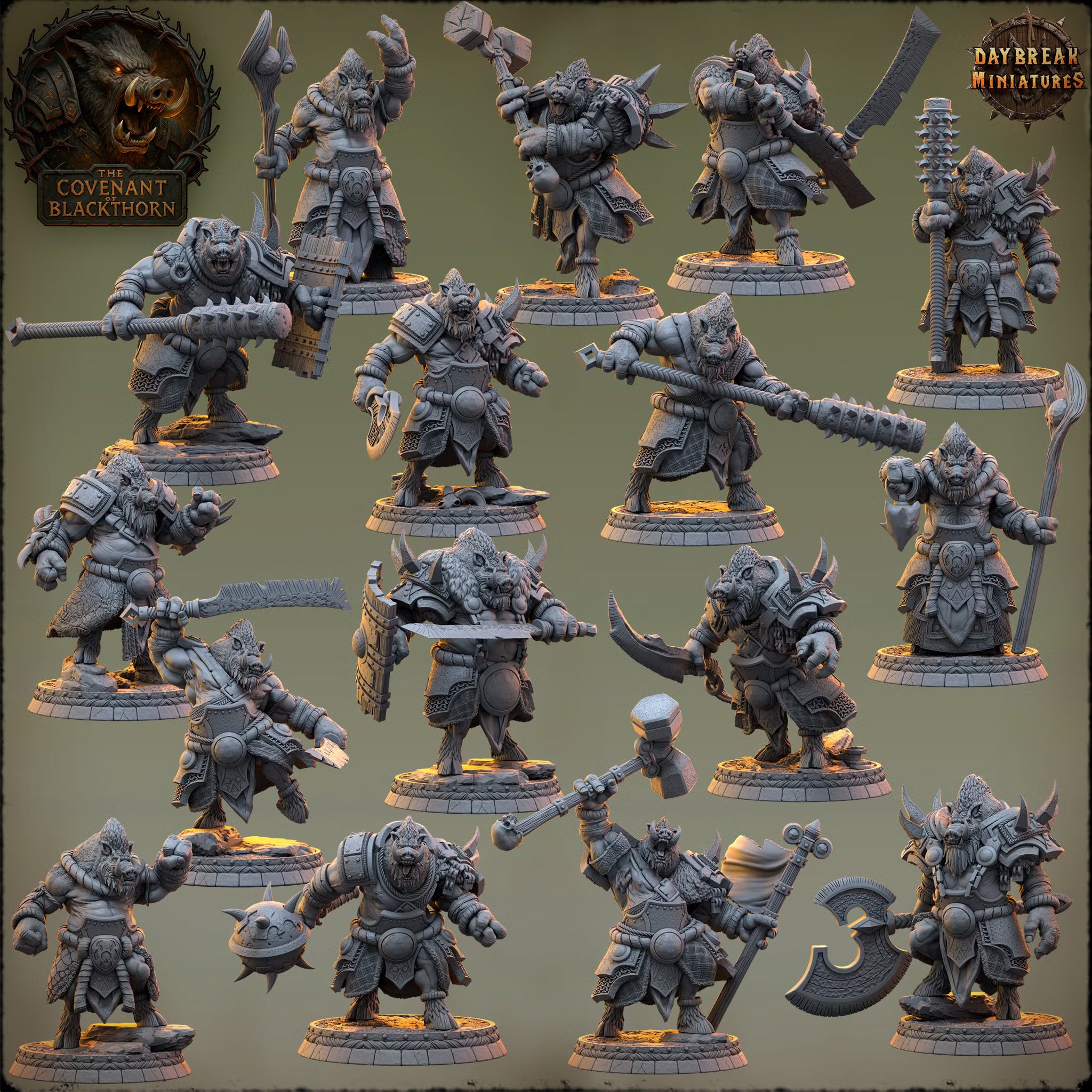 The Covenant of Blackthorn - The Complete Set - Daybreak Miniatures