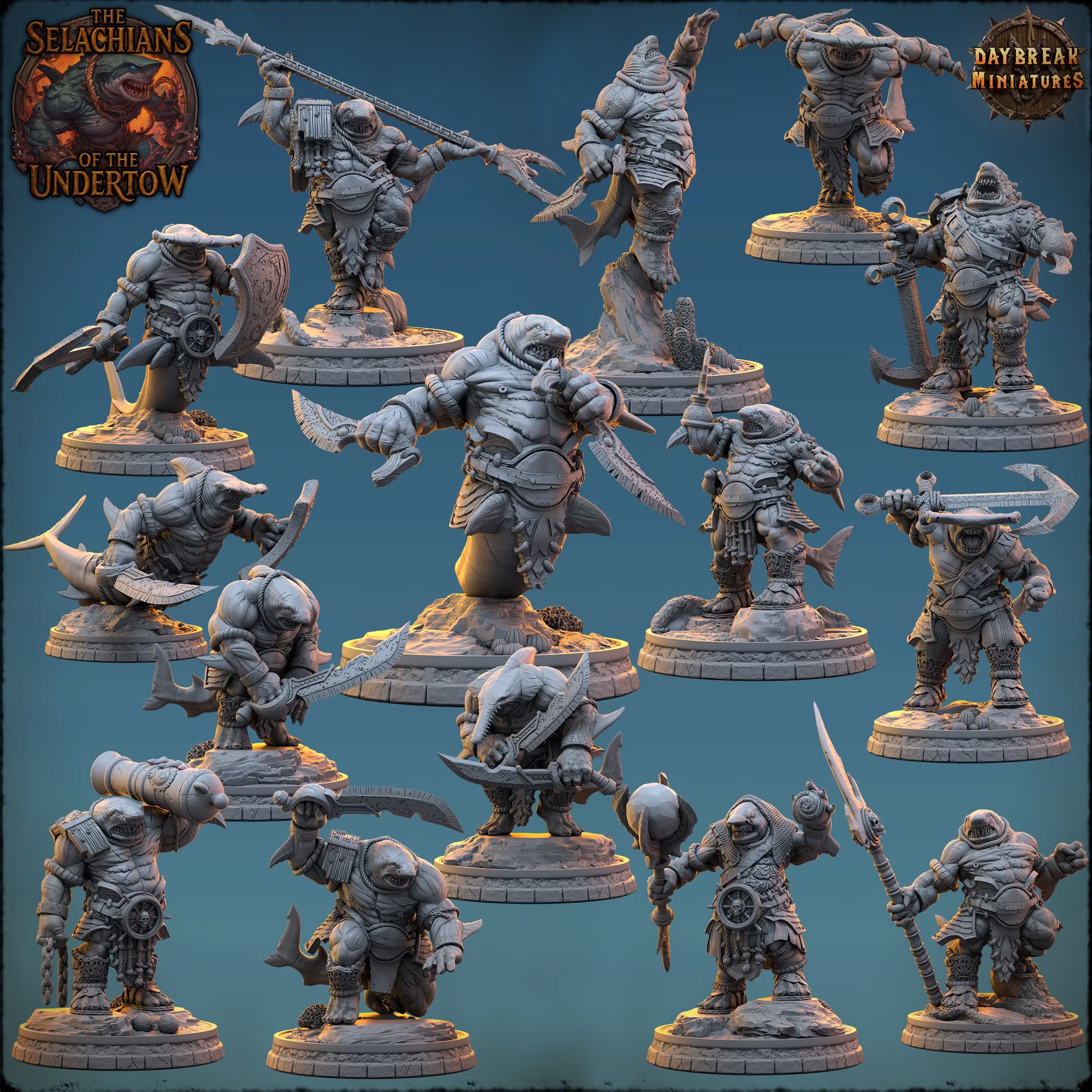 The Selachians of the Undertow — Daybreak Miniatures