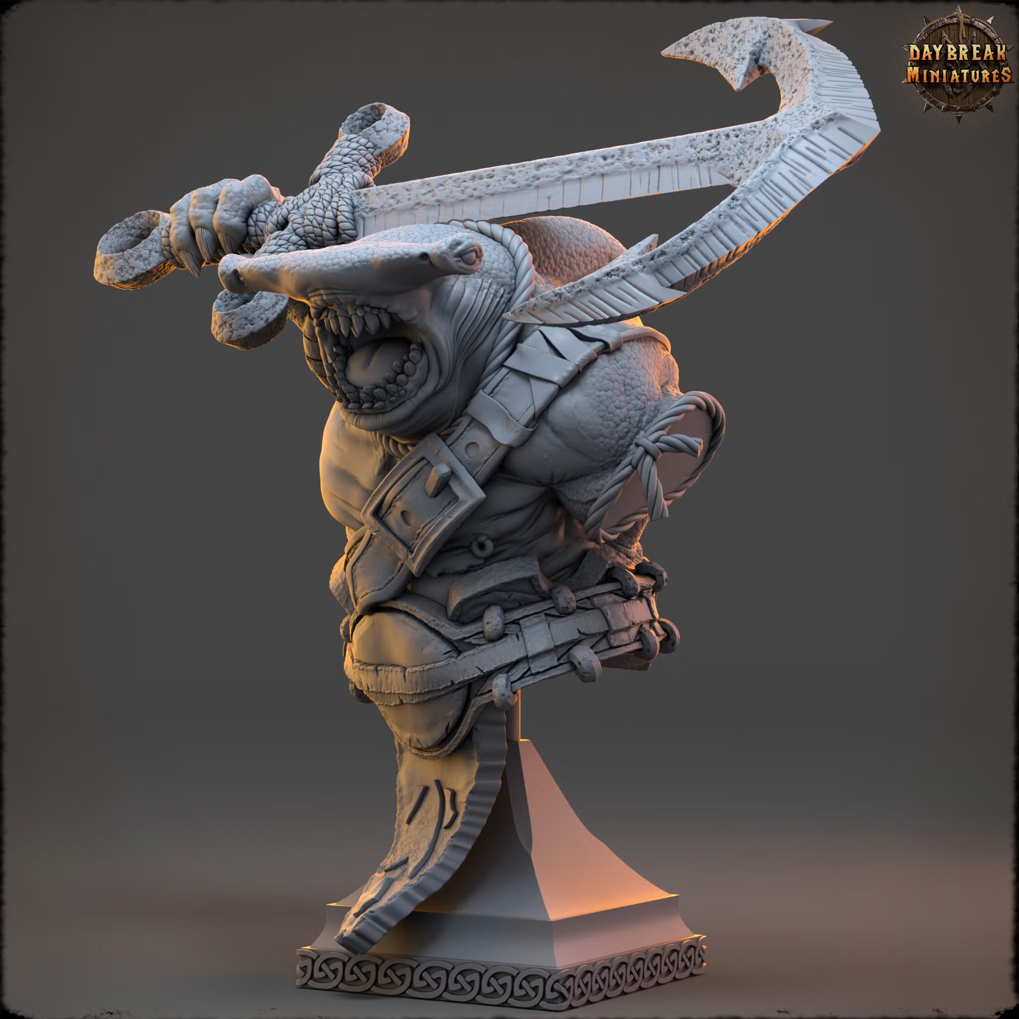 Yethra Coilblood - Bust — Daybreak Miniatures