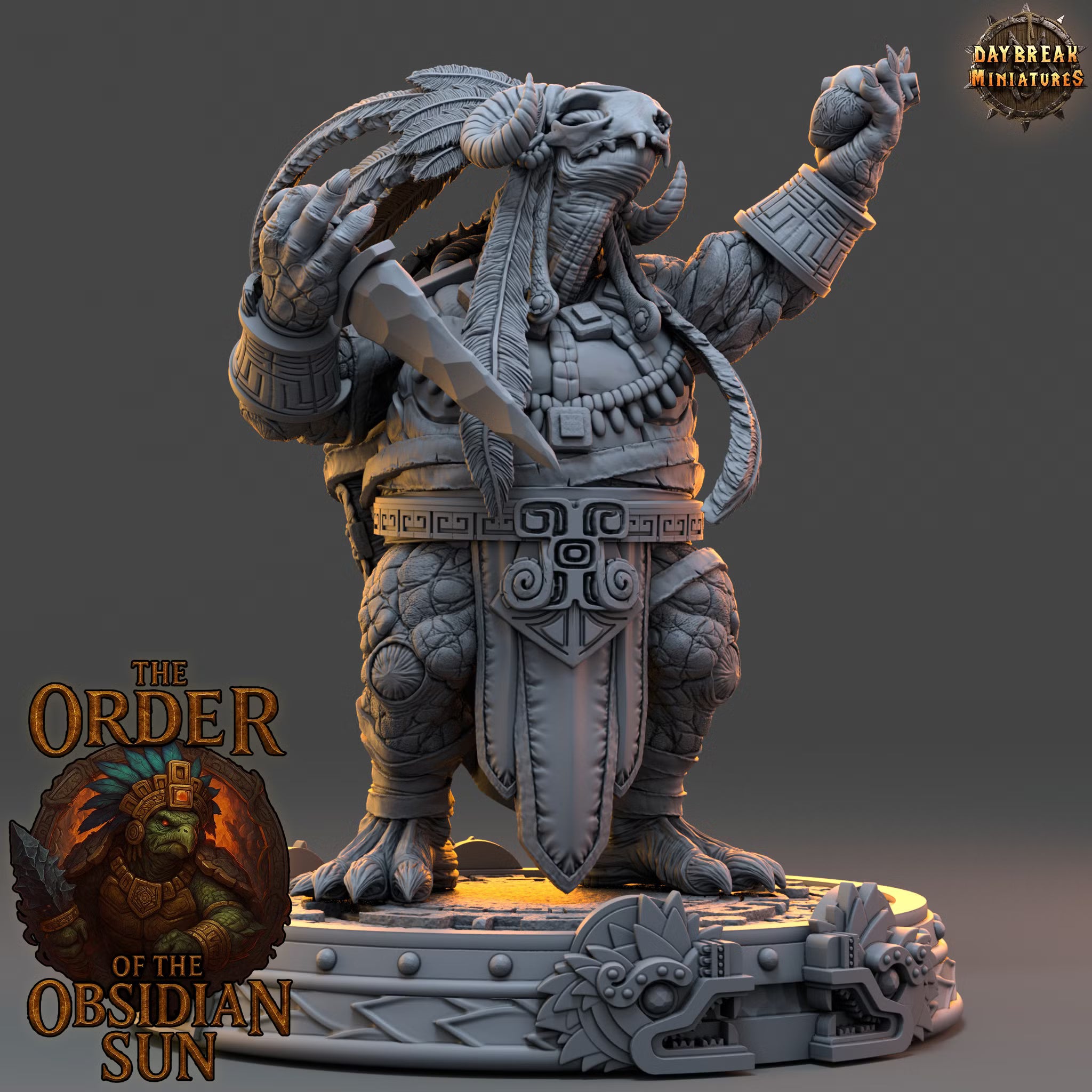 Tezcama the Obsidian Seer — Daybreak Miniatures