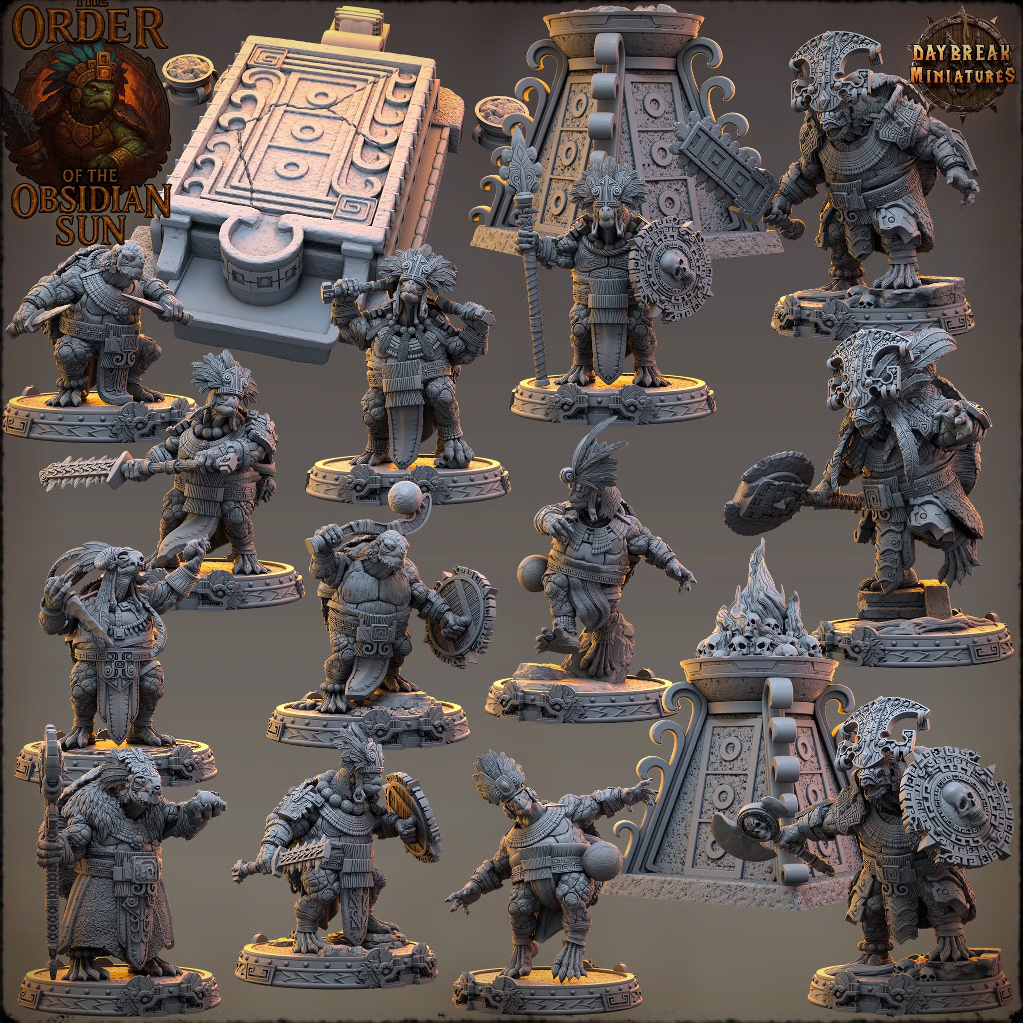 The Order of the Obsidian Sun — Daybreak Miniatures