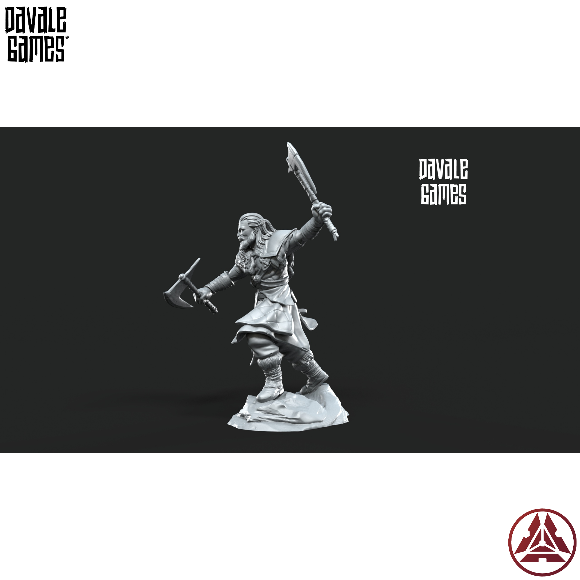 Ragnar Halfwolf - Human and Wolf Forms — view 3 — Davale Games / Proxywars