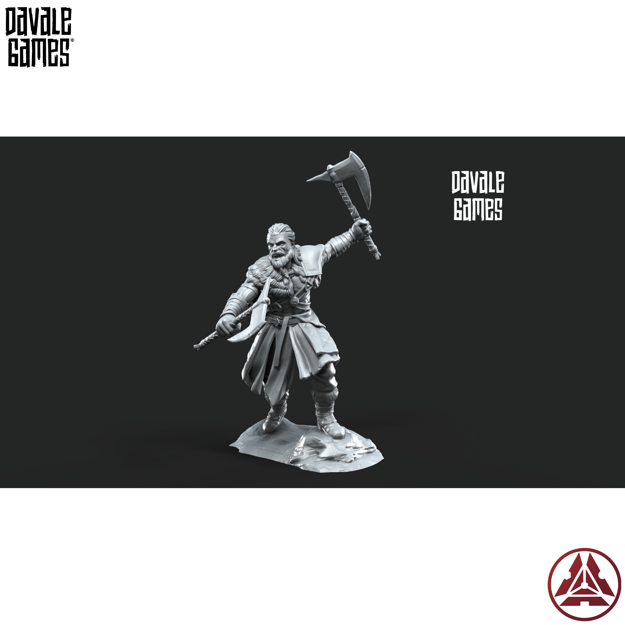 Ragnar Halfwolf - Human and Wolf Forms — view 5 — Davale Games / Proxywars