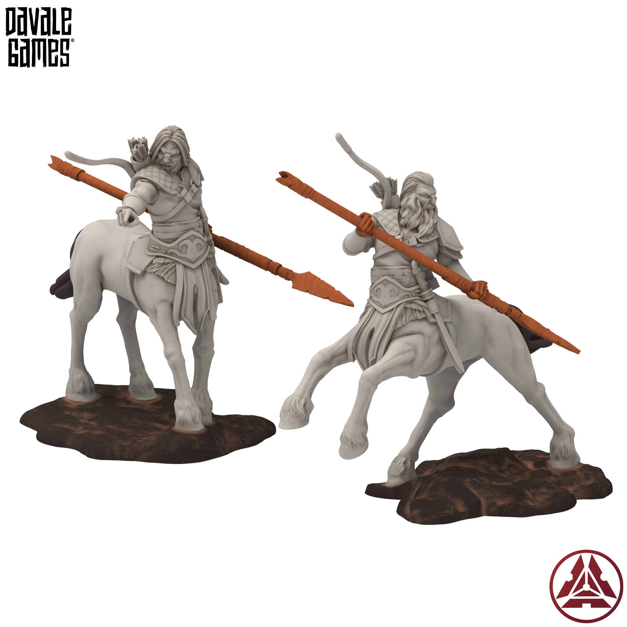 Centaurs with Lances - both miniatures - Davale Games / Proxywars