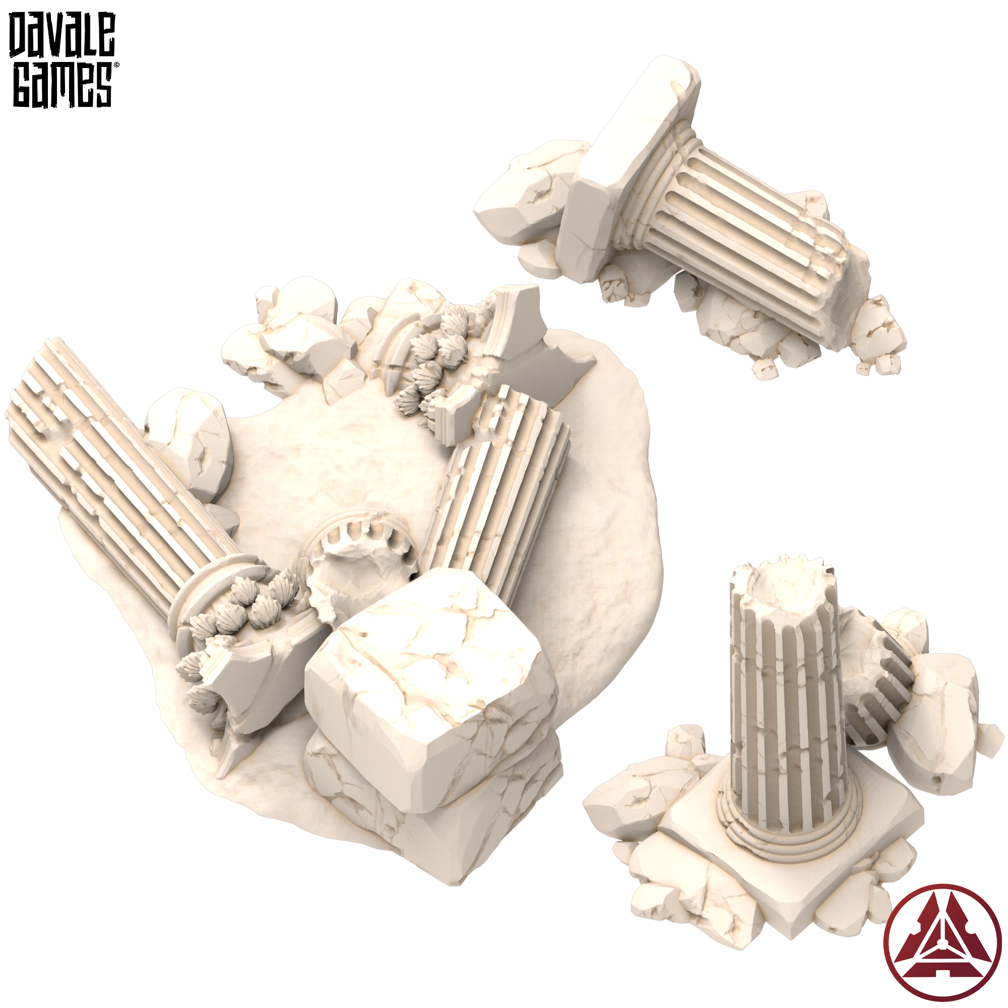Variety of Greek Ruins - view - Davale Games / Proxywars