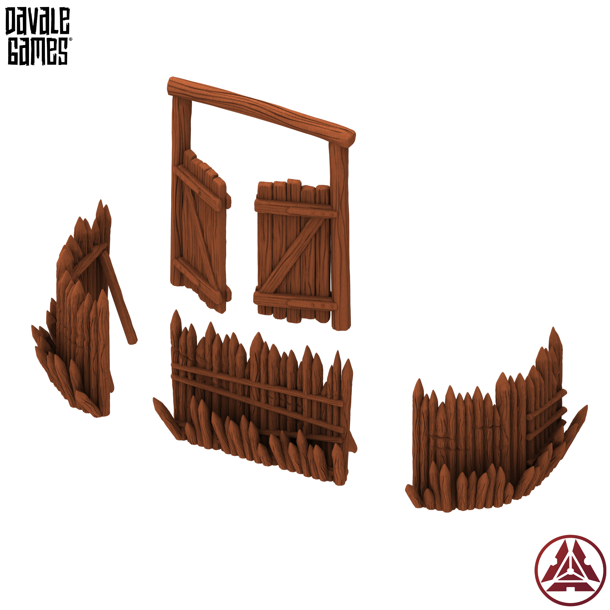 Wooden Fences and Entrance - view - Davale Games / Proxywars