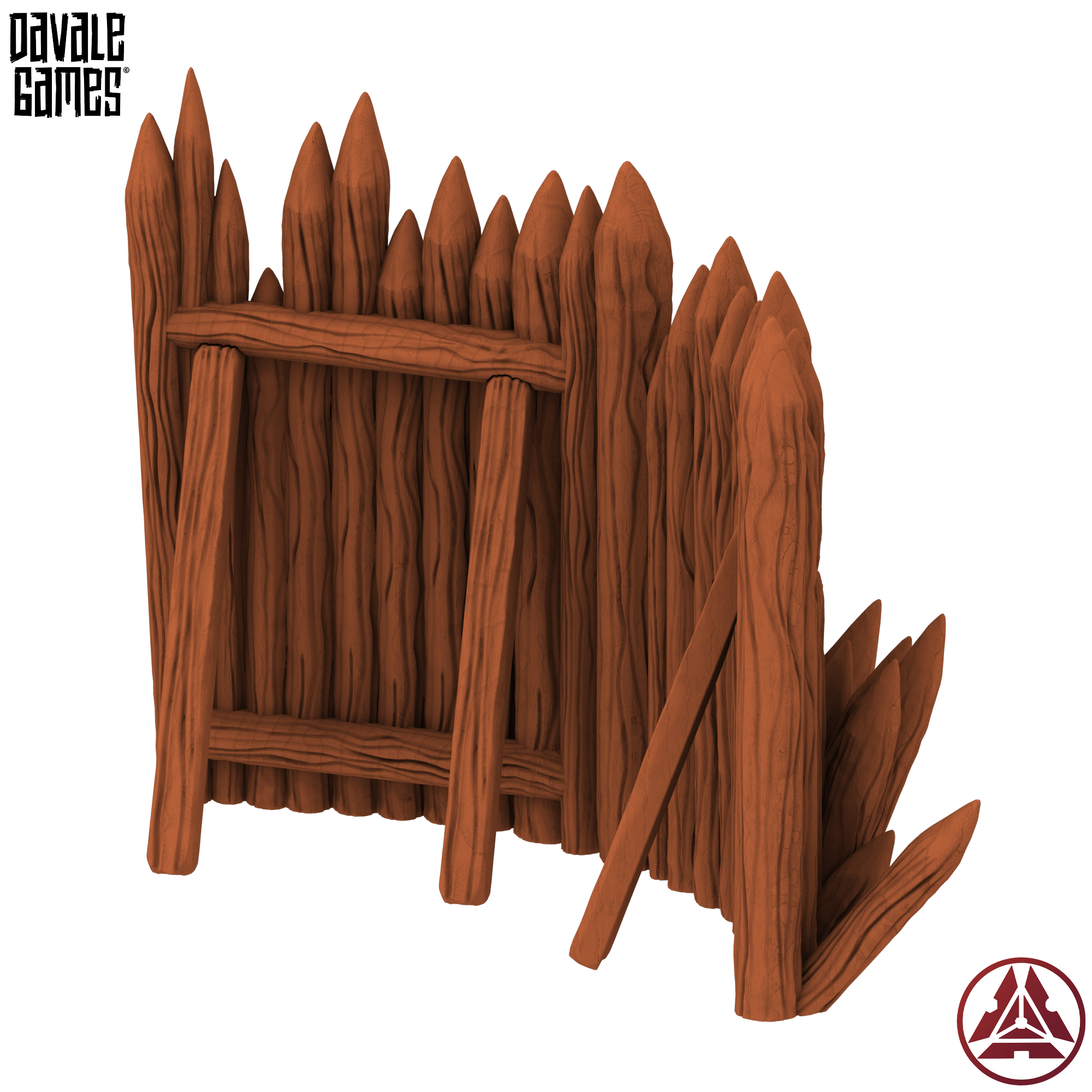 Wooden Fences and Entrance - view - Davale Games / Proxywars