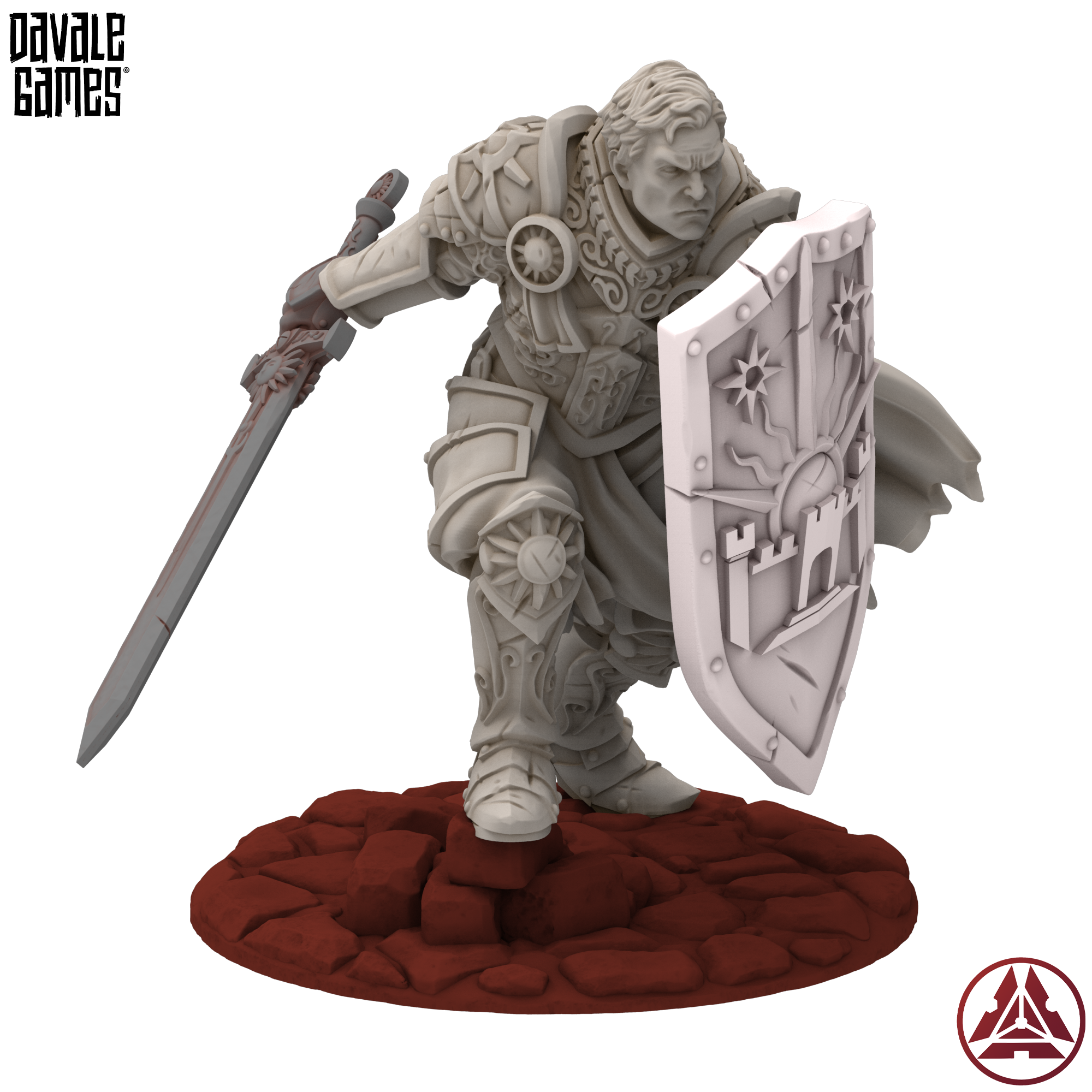 Ser Kael Vardras, Shield of Dawn - view - Davale Games / Proxywars