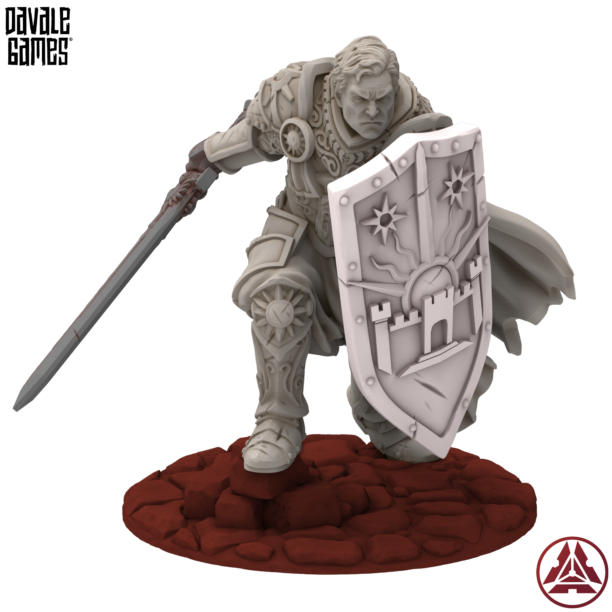 Ser Kael Vardras, Shield of Dawn - view - Davale Games / Proxywars
