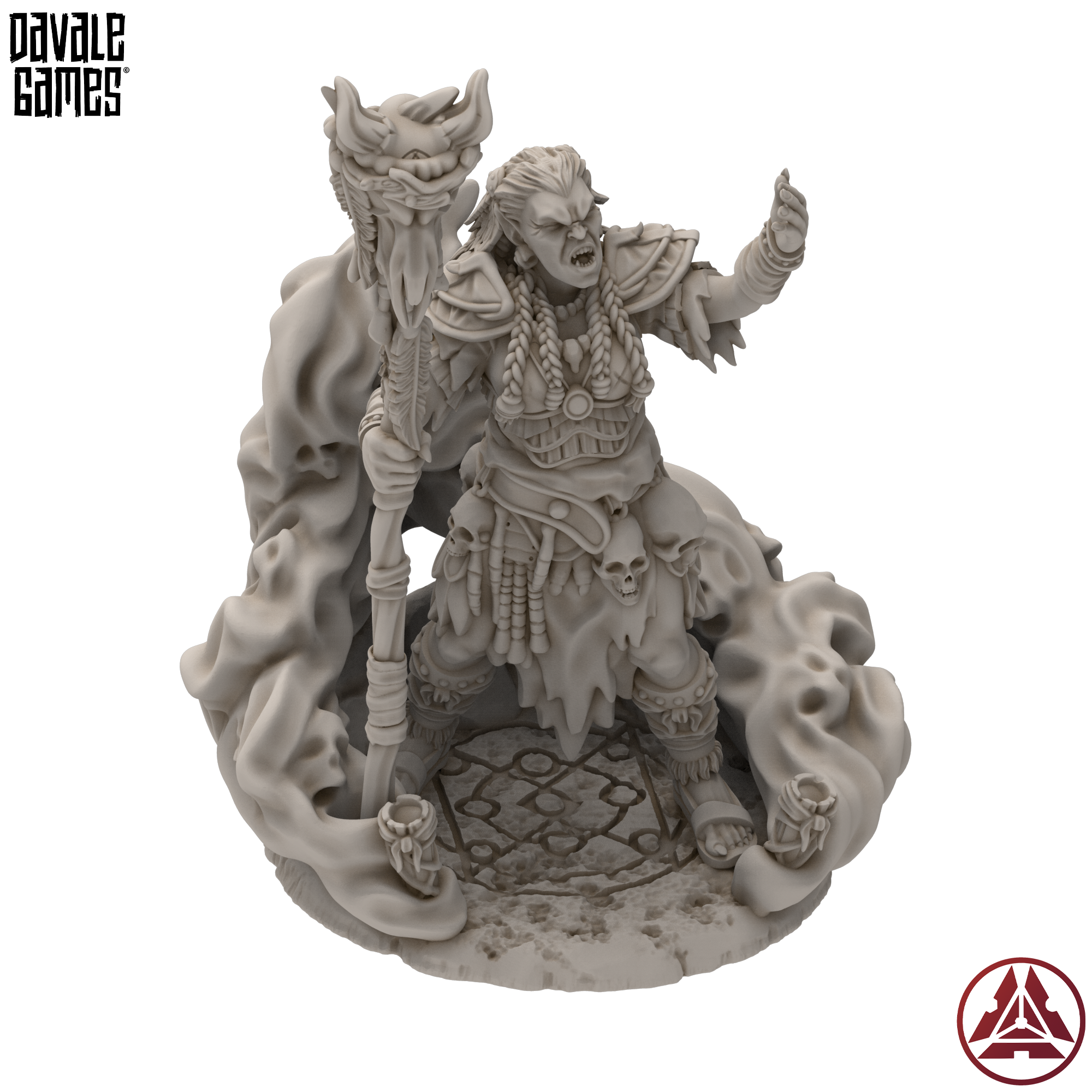 Shaala, Shaman of the Deep Ash - view - Davale Games / Proxywars