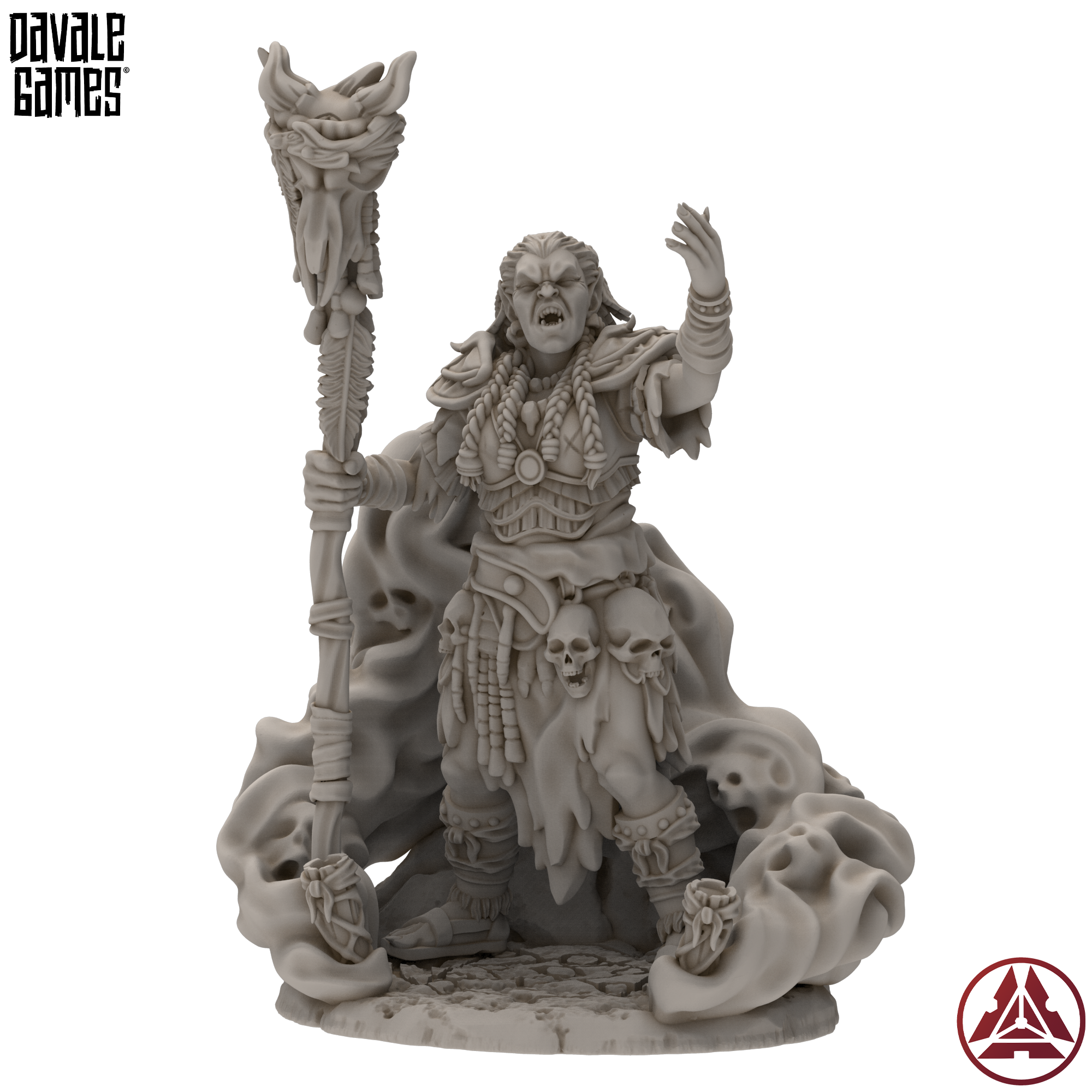 Shaala, Shaman of the Deep Ash - view - Davale Games / Proxywars