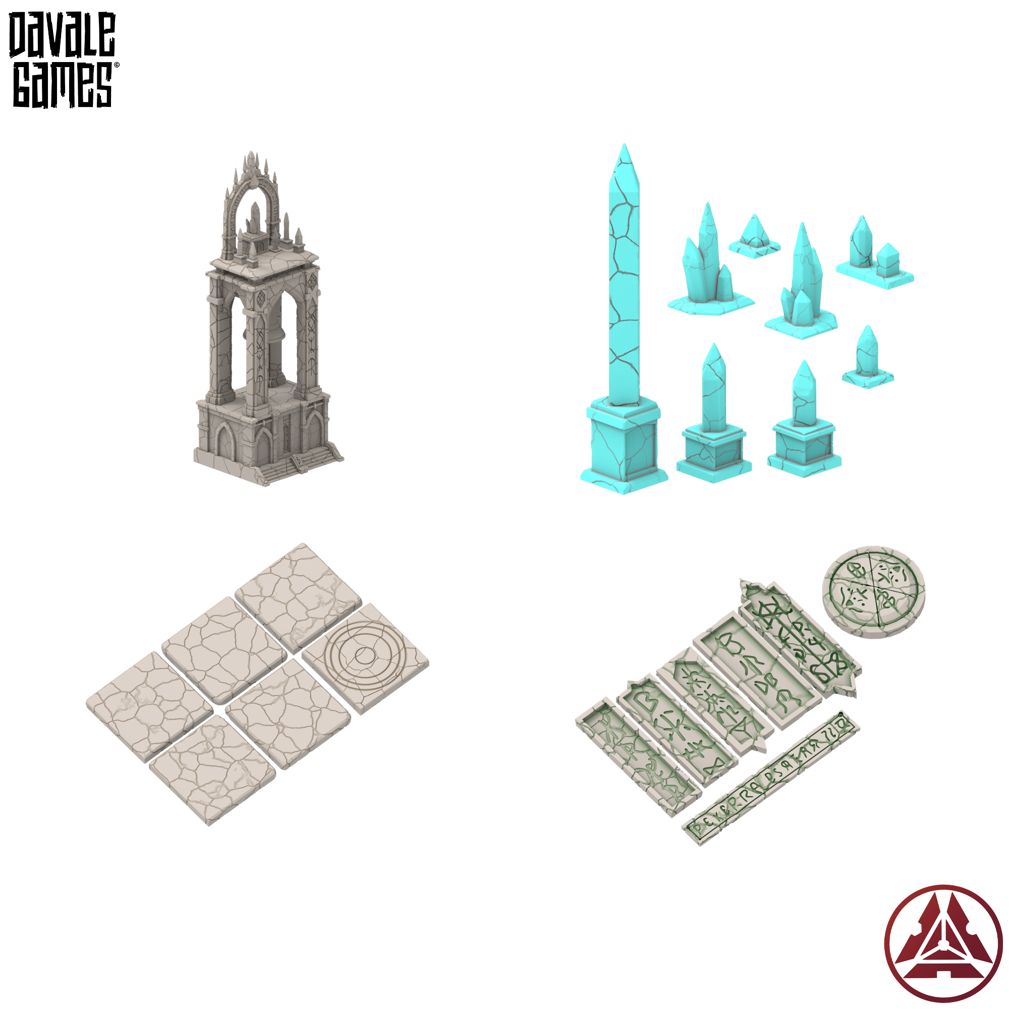 DV2607-04-overview - complete contents shown - Davale Games / Proxywars