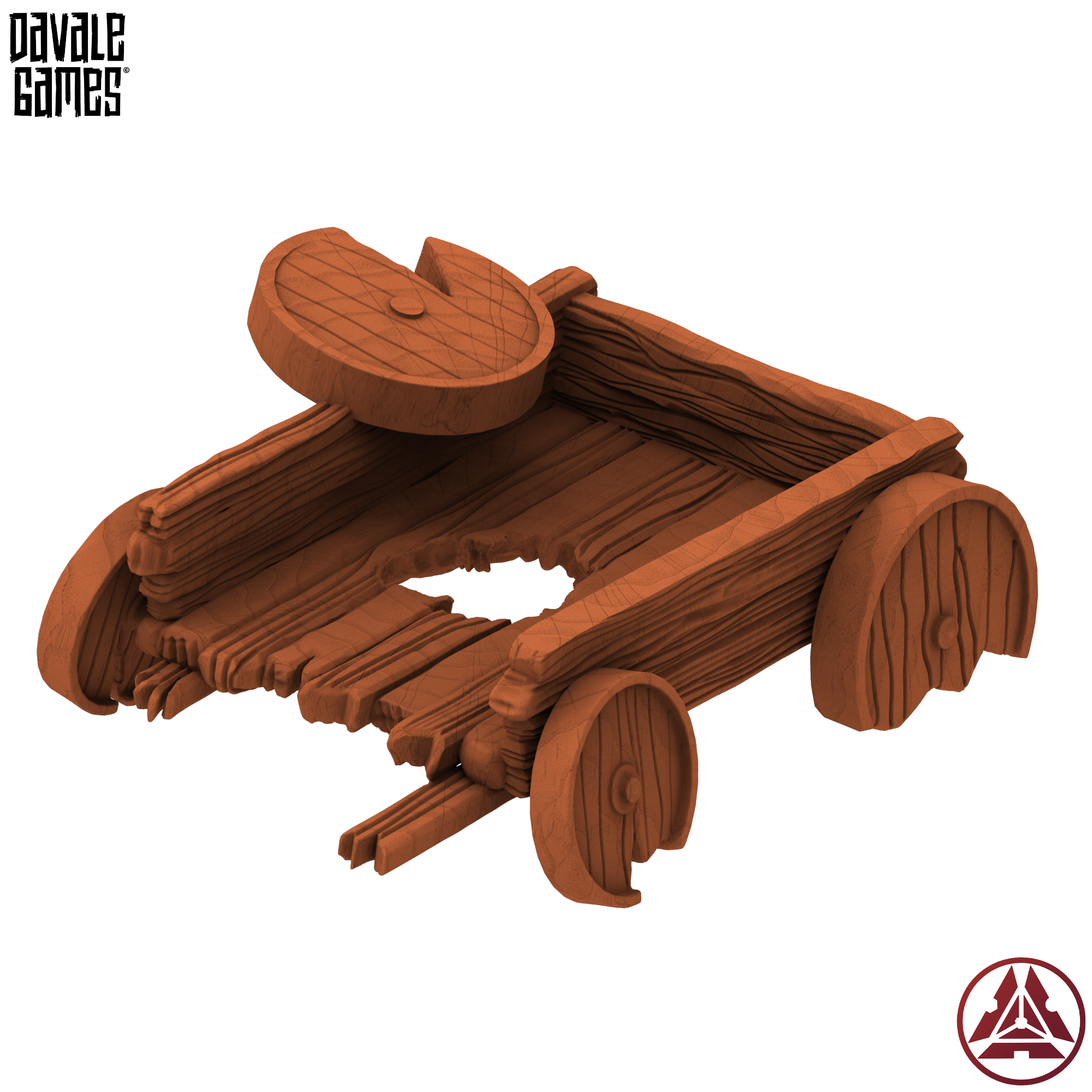 Ruined Railings and Overturned Cart - view - Davale Games / Proxywars