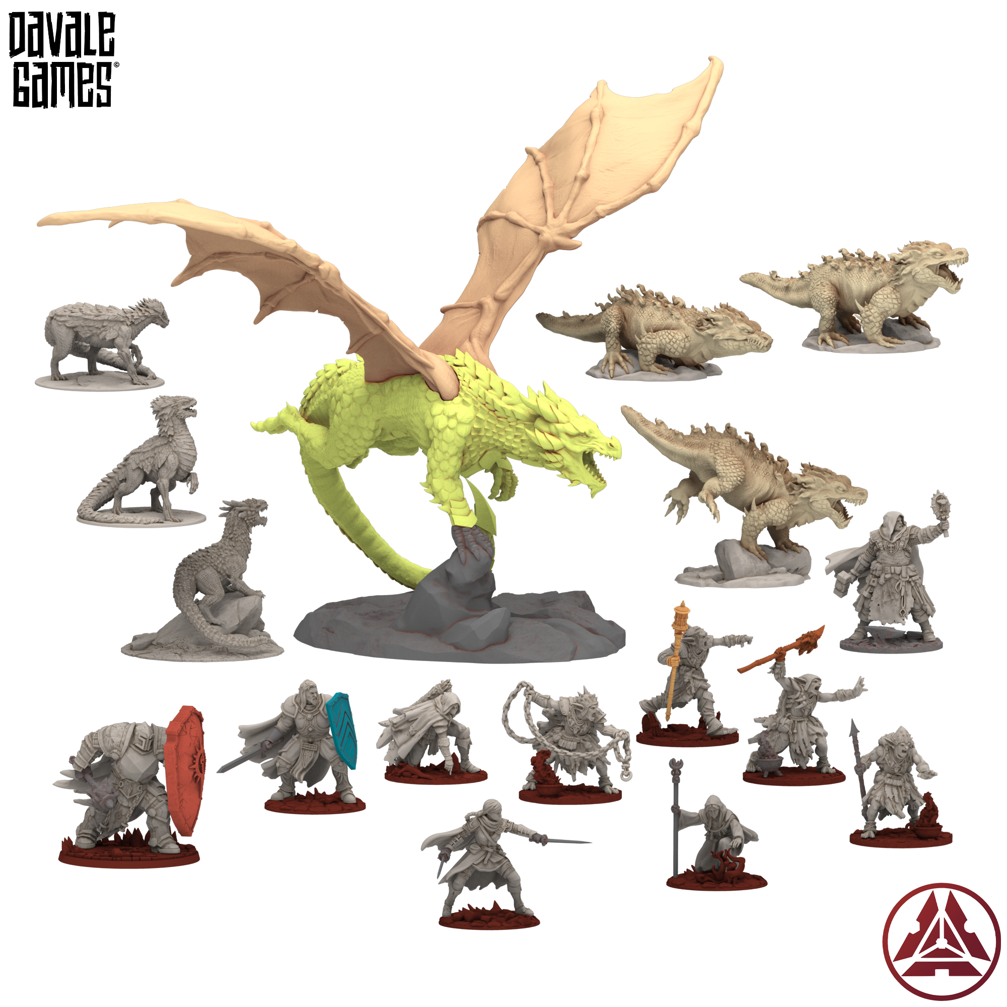 The Ashes of Kharveth - 17 miniatures - Davale Games / Proxywars