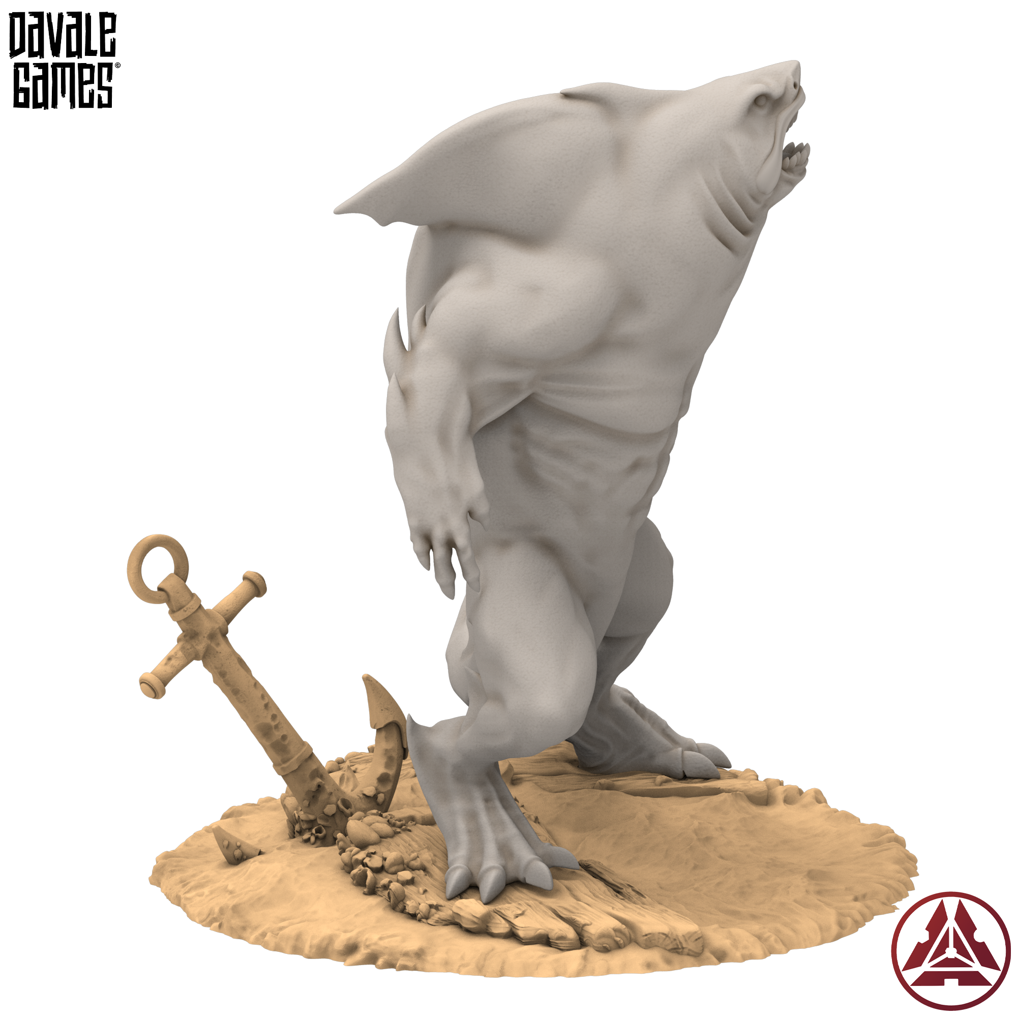 Keel-Devourer, the Mist Shark — view 2 — Davale Games / Proxywars