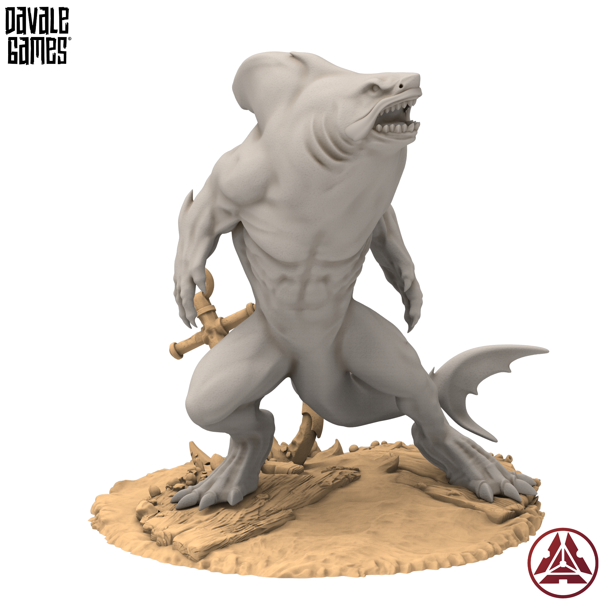 Keel-Devourer, the Mist Shark — view 3 — Davale Games / Proxywars