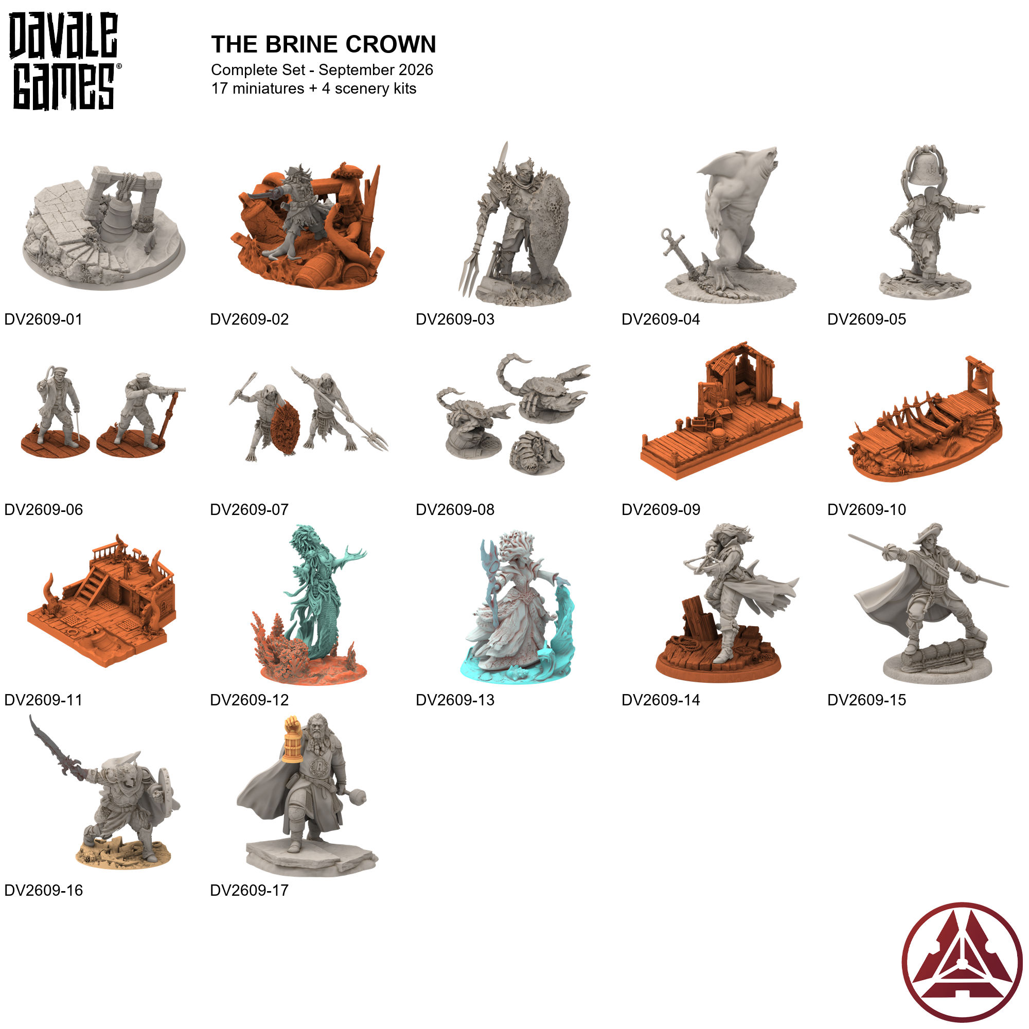 The Brine Crown Complete Set — Davale Games / Proxywars