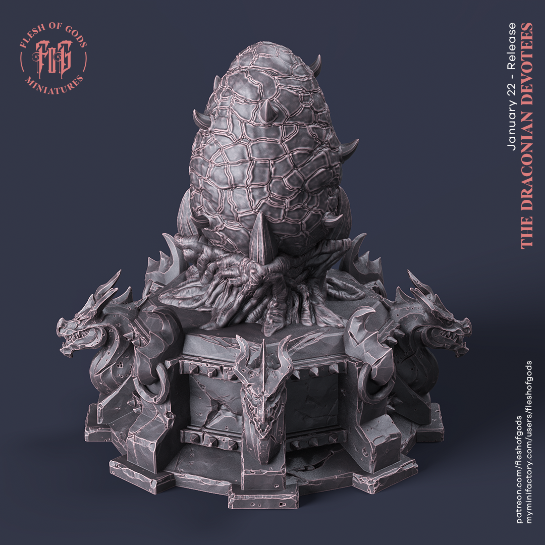The Draconian Devotees - Dragon Egg - Flesh of Gods