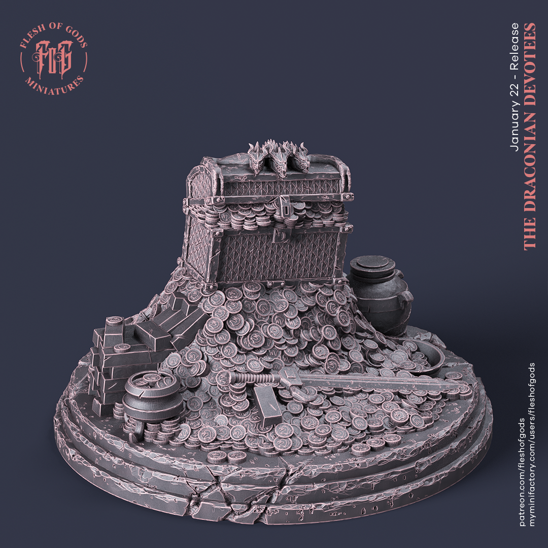 The Draconian Devotees - Dragon Treasure - Flesh of Gods