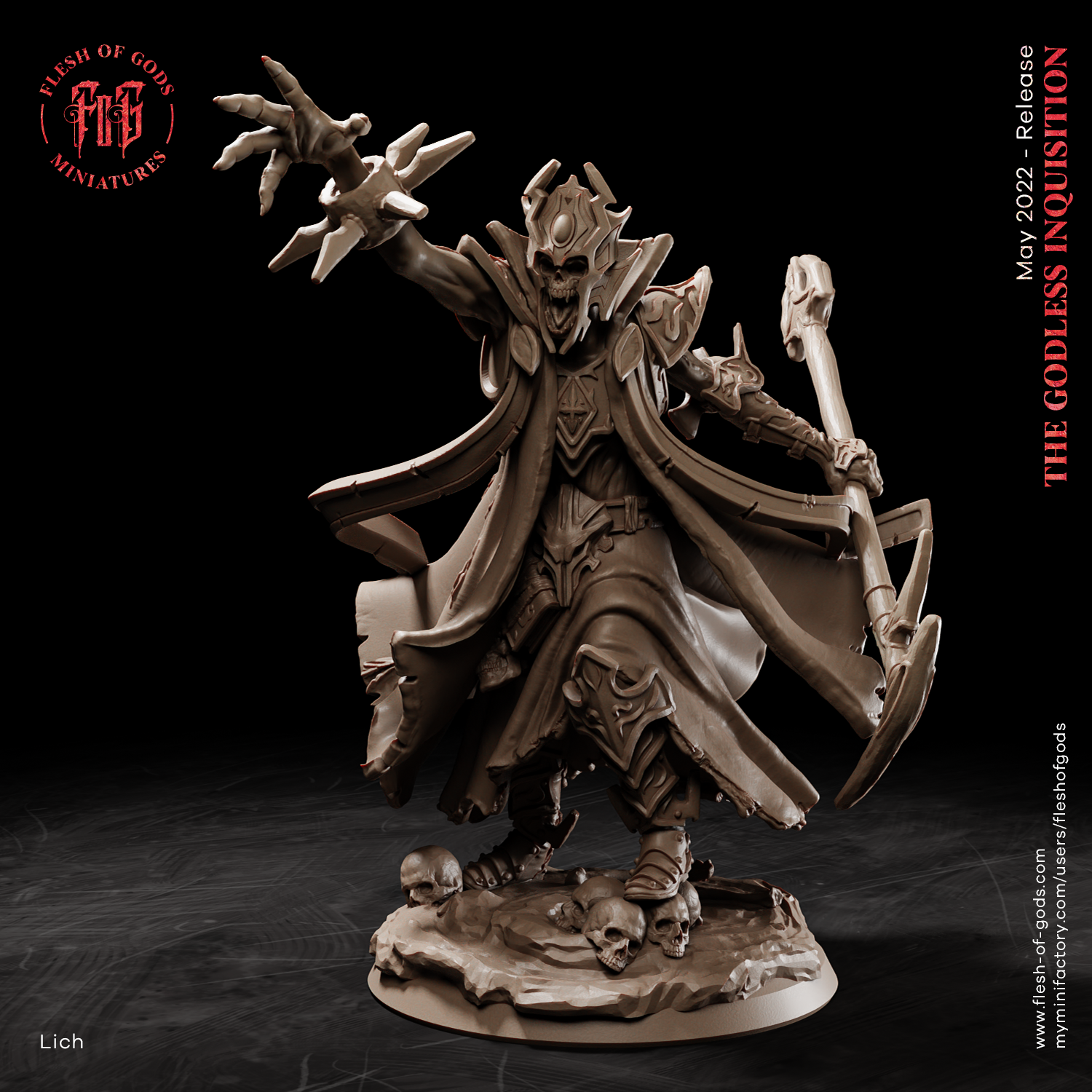 The Godless Inquisition - Lich - Flesh of Gods