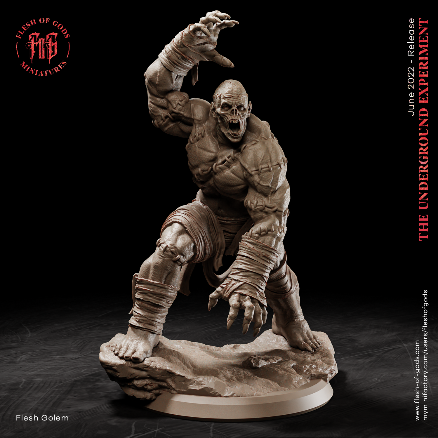 The Underground Experiment - Flesh Golem - Flesh of Gods