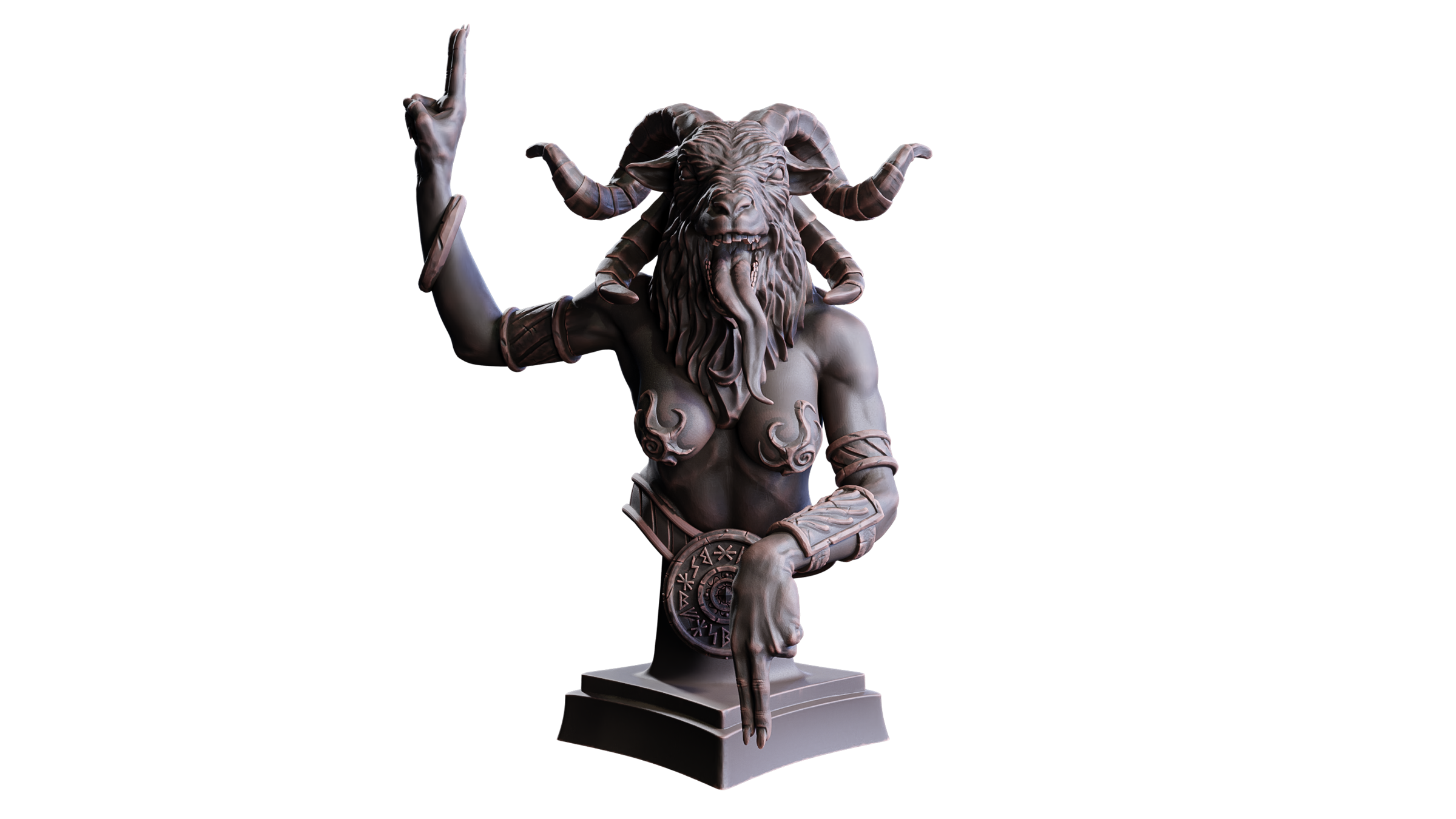 Hallowed Be Thy Evil Vol. 2 - Sabbatic Goat 01 Bust - Flesh of Gods