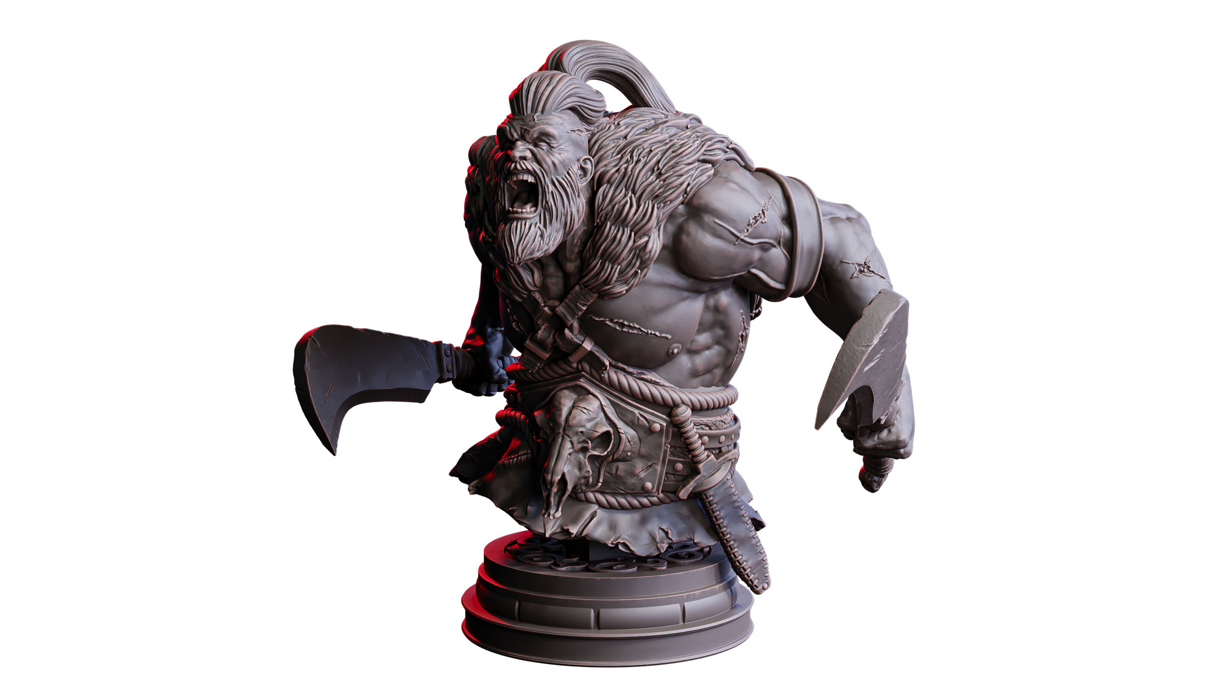 Rage Unbound - Grumash, The Bloodied — Bust - Flesh of Gods