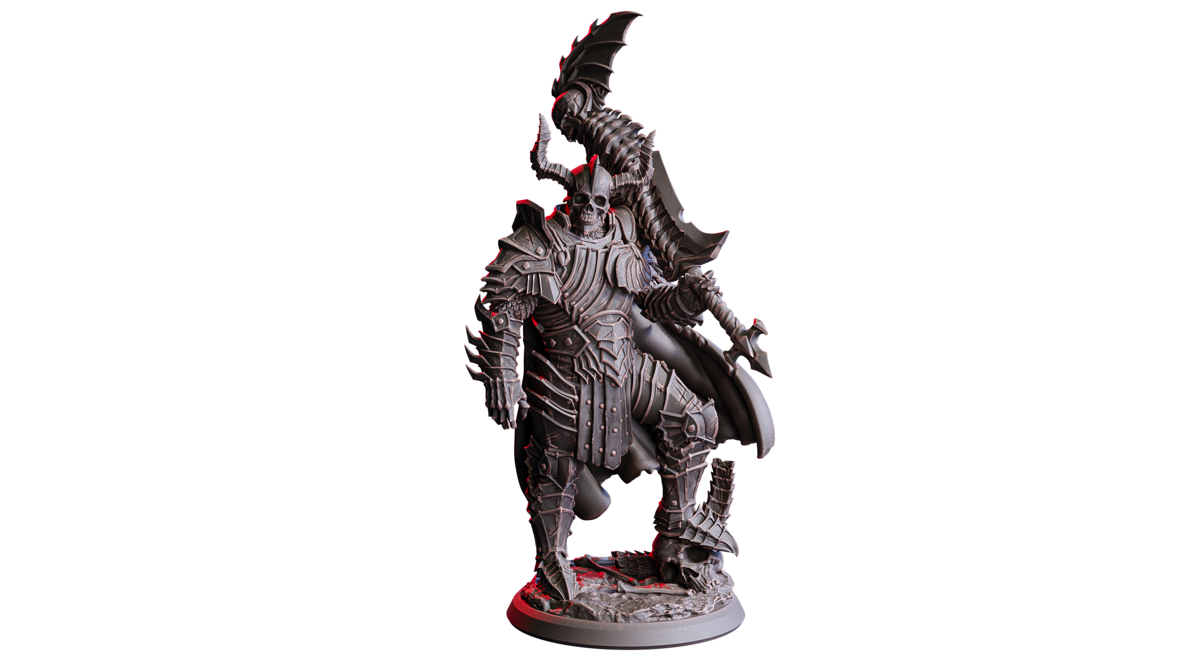 The City of Demons - Half-Demon Commander - Helmeted - Flesh of Gods