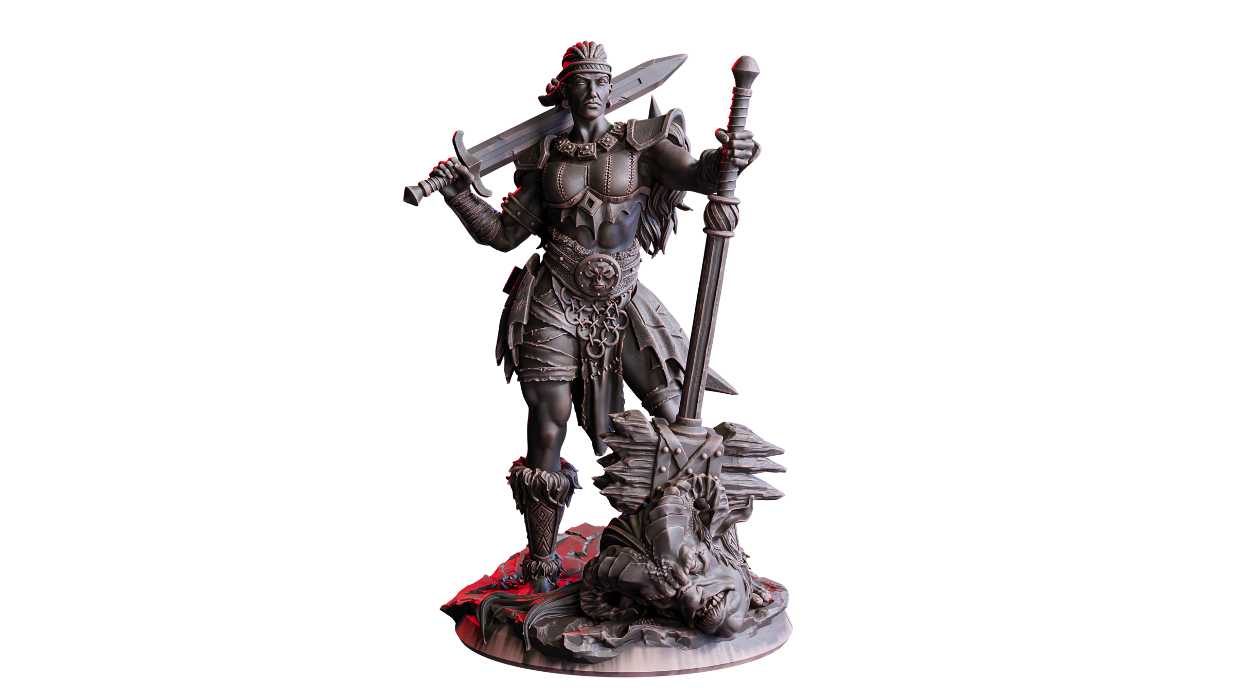 The City of Demons - Insha, Demon-Bashing Barbarian - Flesh of Gods