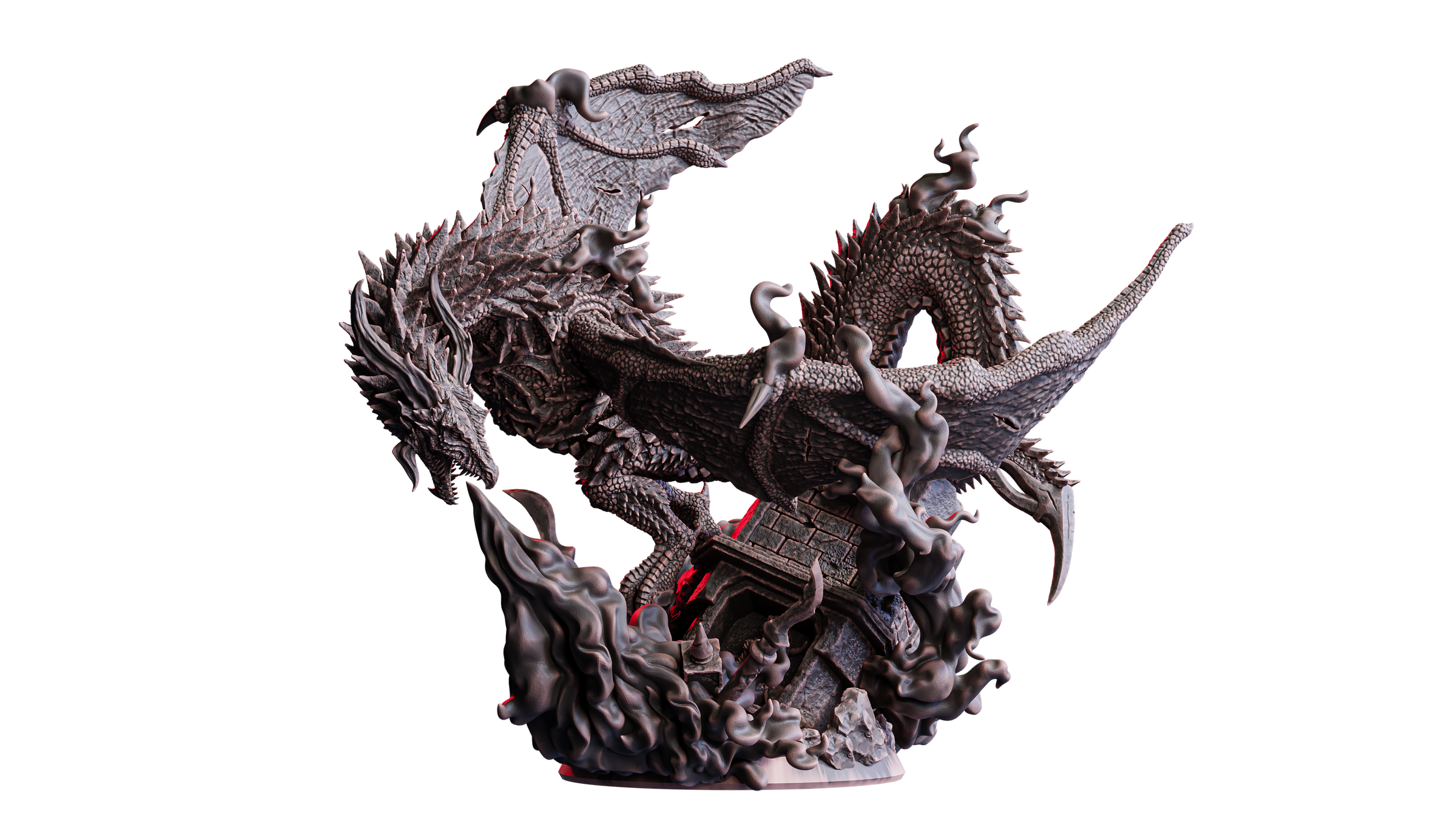 Cinderscale, Obsidian Dragon — Flesh of Gods