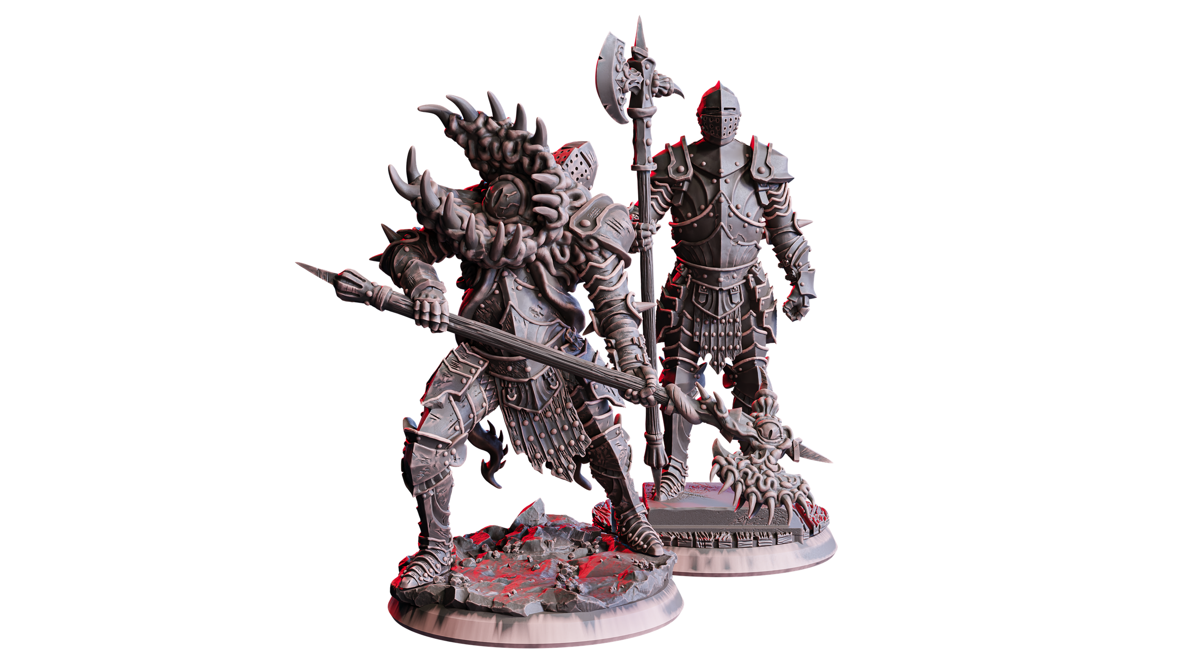 Mimic Knight 03 — Armor and revealed Mimic forms