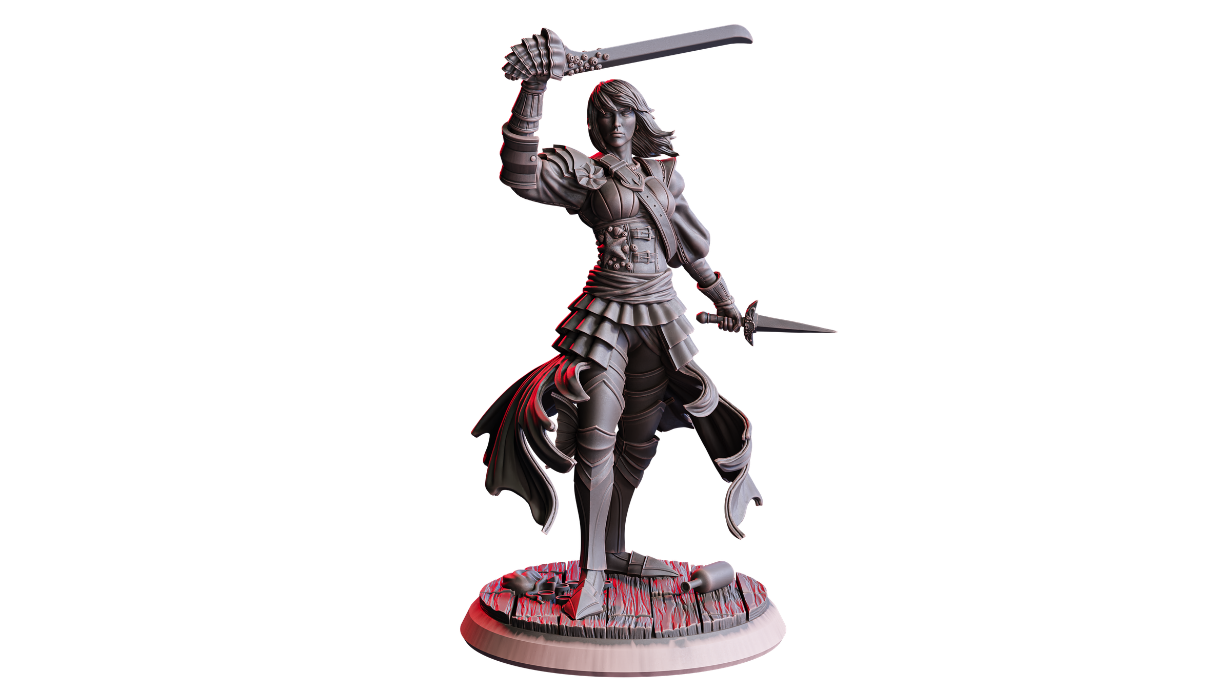 Faye, Coralblade Duelist — Flesh of Gods