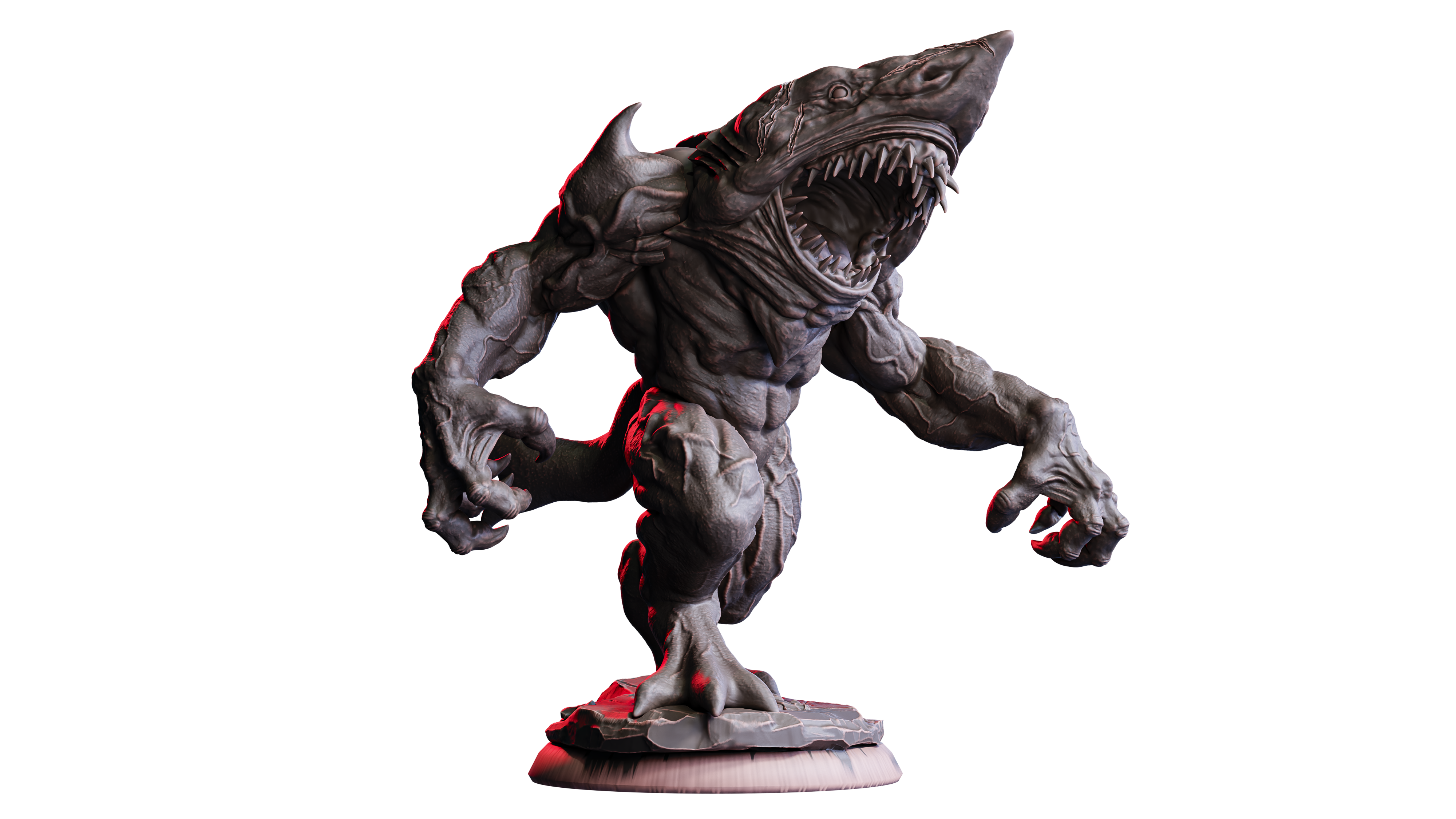 Mutated Bipedal Shark — Flesh of Gods