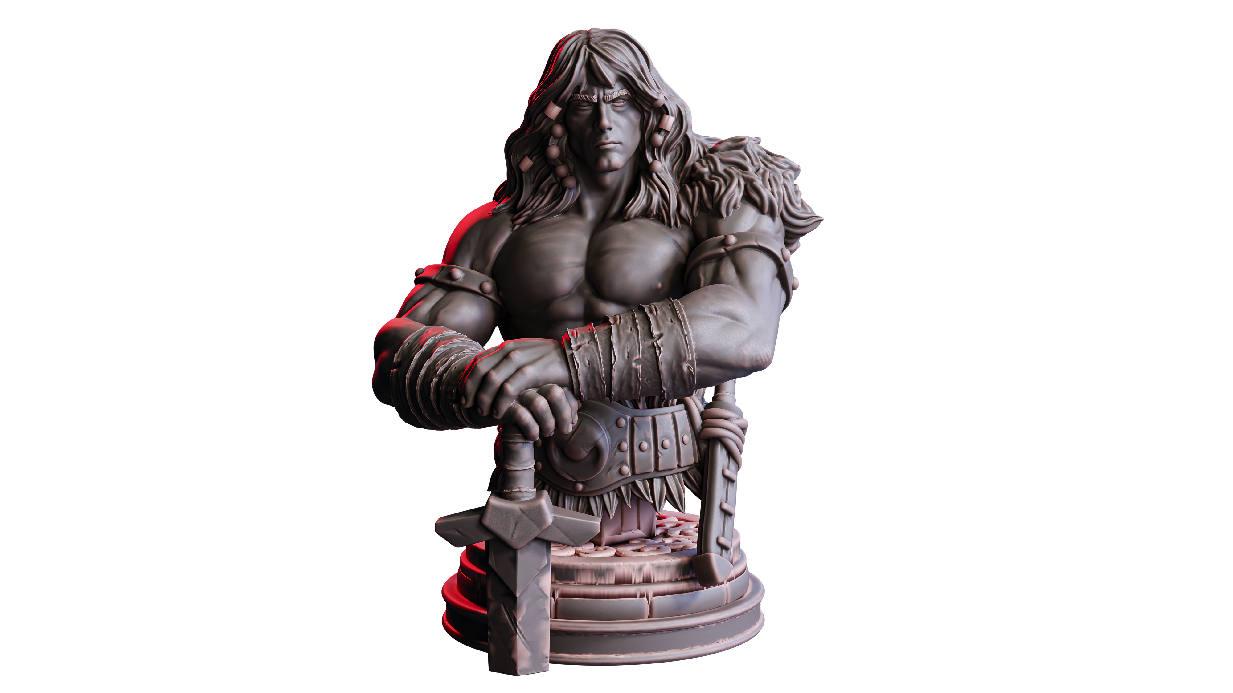 Jinkai, People's Champion (Bust) — Flesh of Gods