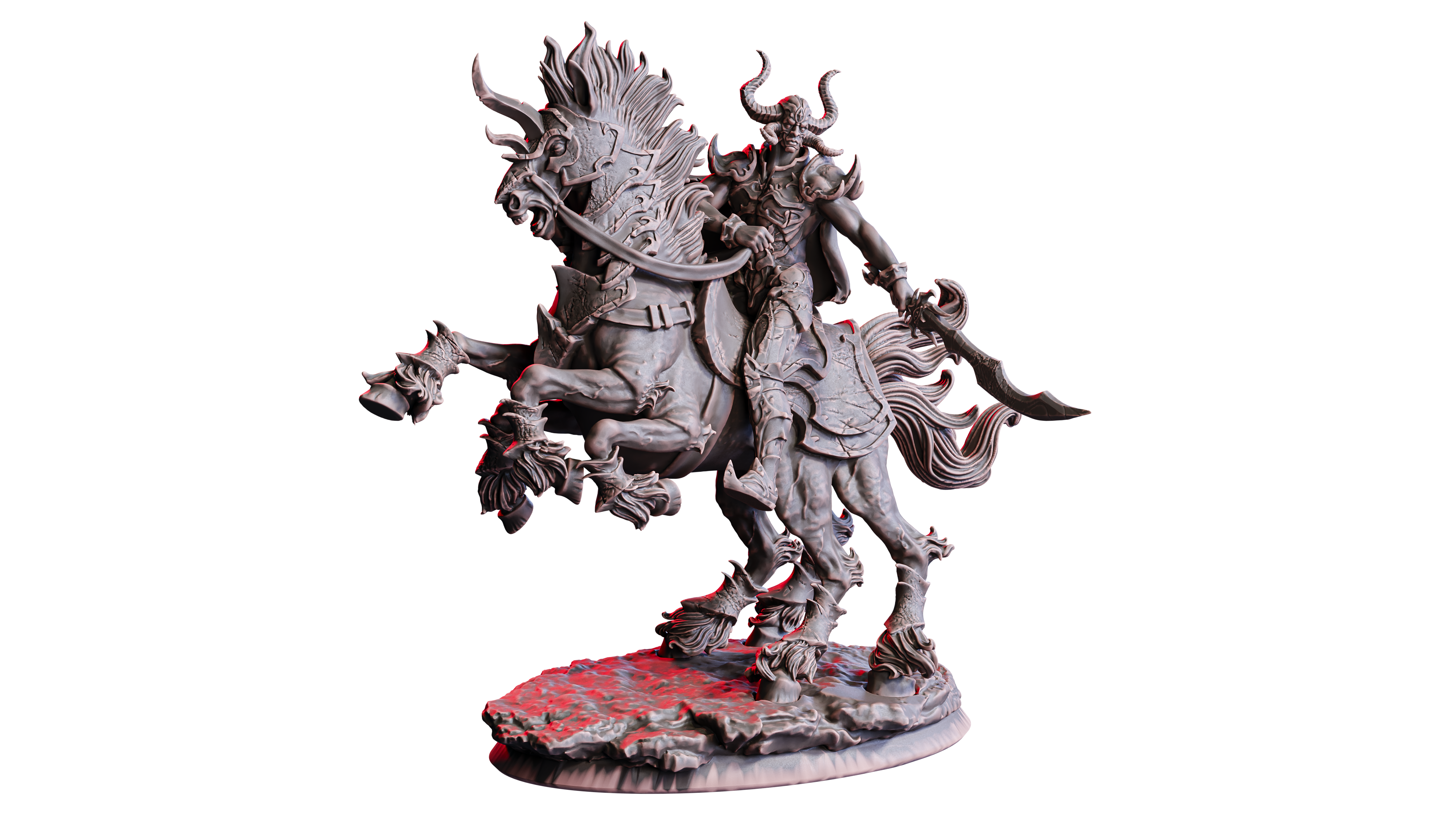 Lord Fengr, Ironsworn Ruler (Mounted) — Flesh of Gods