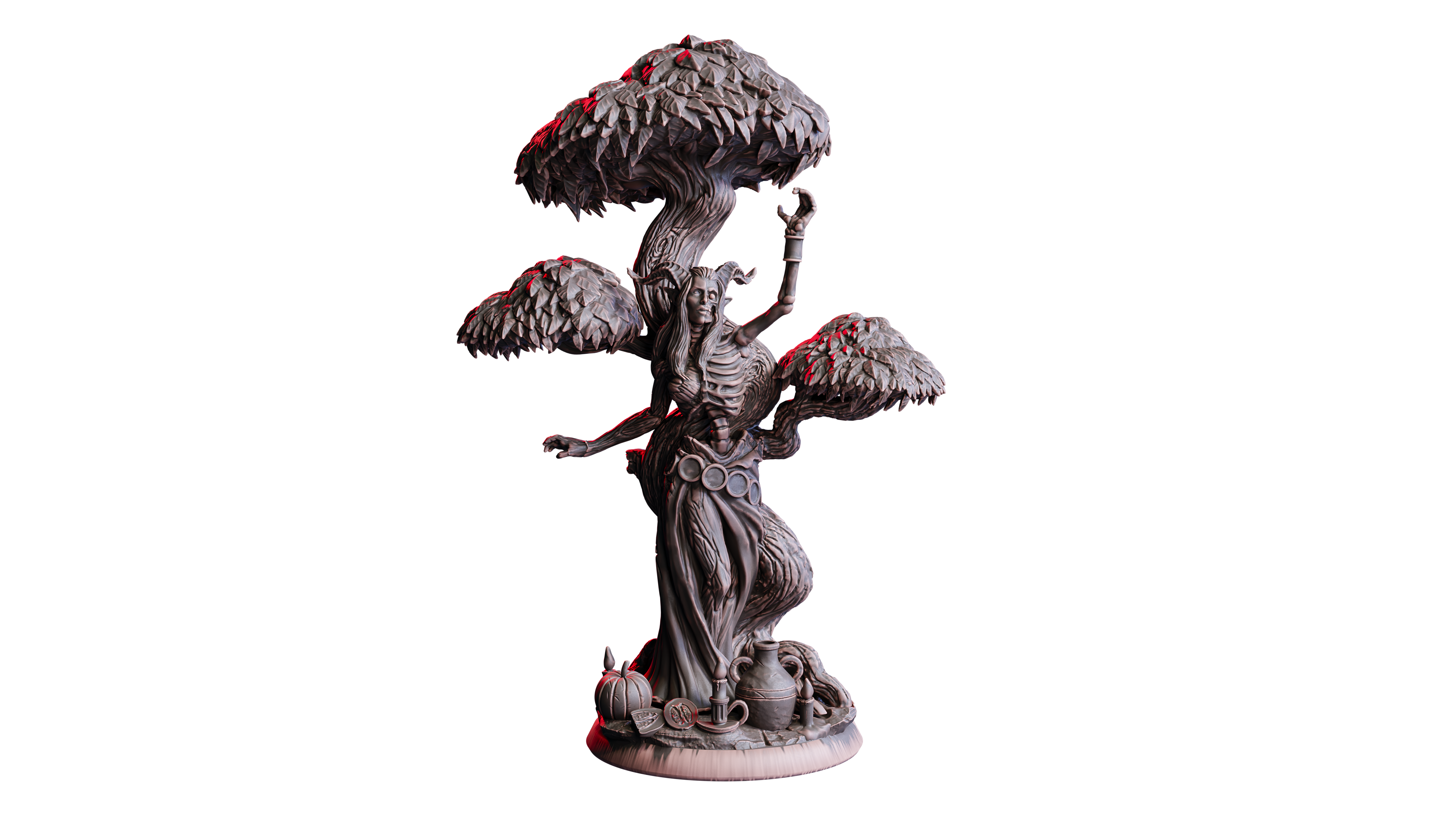 Skeletal Dryad — Flesh of Gods