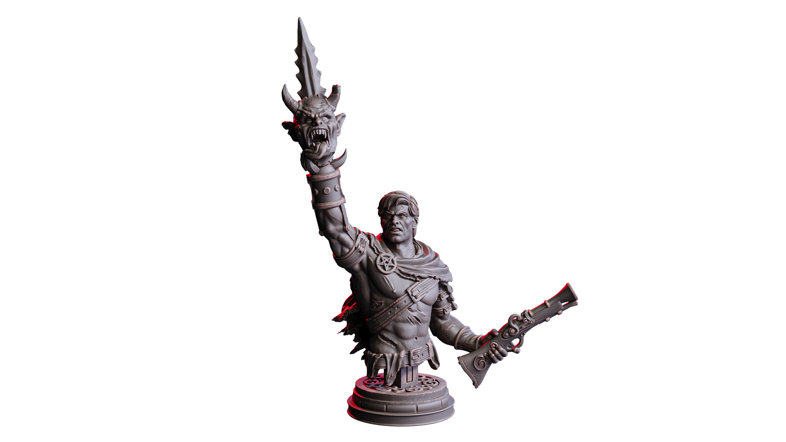 Asher, Demon Hunter (Bust) — Flesh of Gods