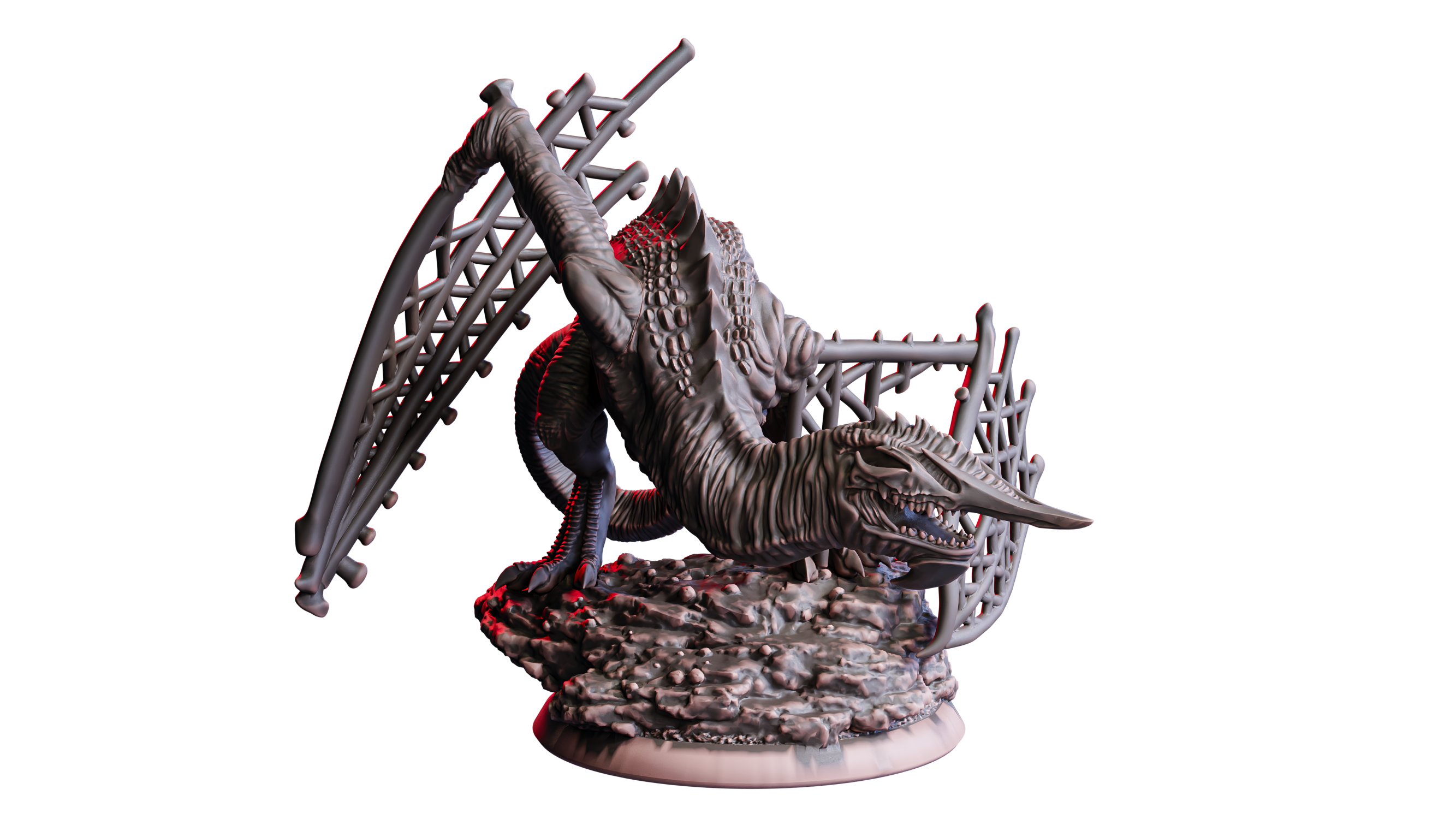 Alpha Dragon - Printed Prototype 01 — Flesh of Gods