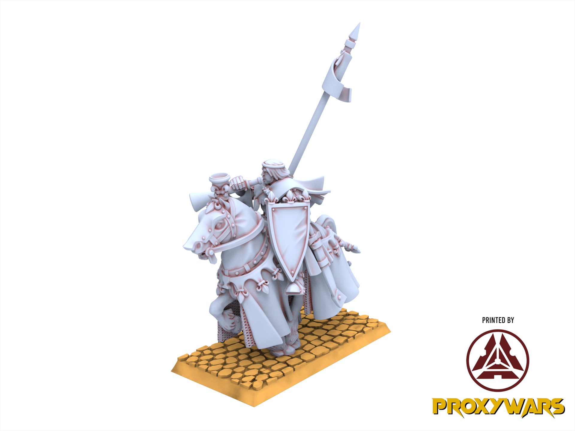 Chevaliers arthuriens - Chevaliers royaux de Gallia, pour Oldhammer, roi des guerres, 9e âge