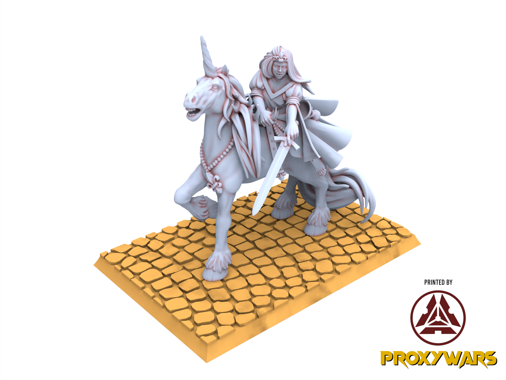 Chevaliers arthuriens - Dame de Gallia, utilisable pour Oldhammer, roi des guerres, 9e âge